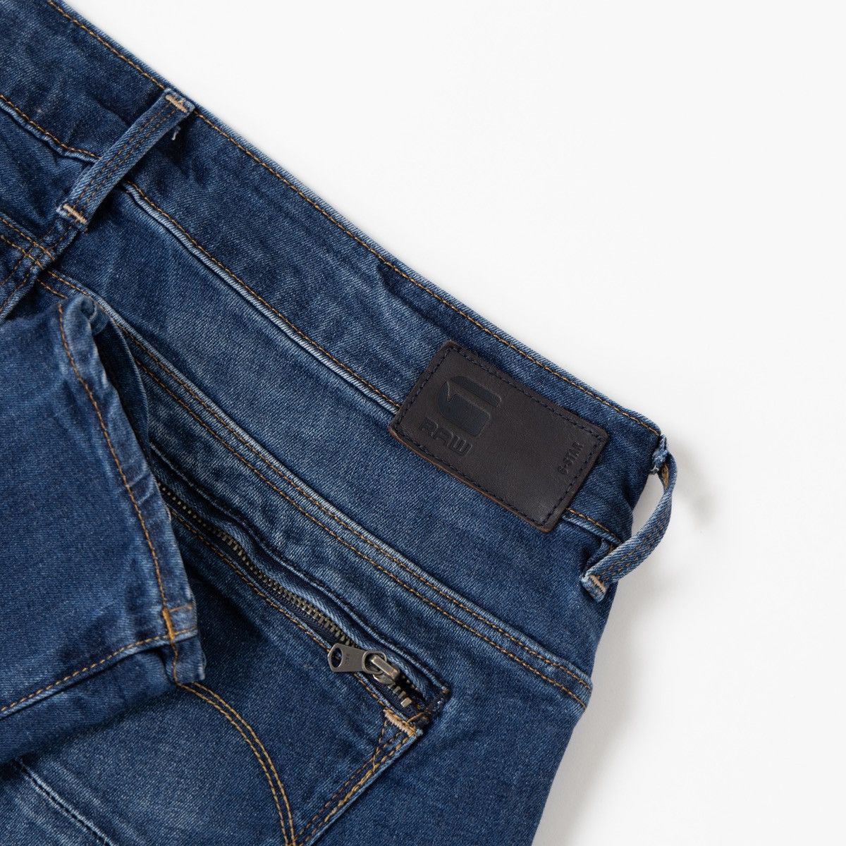 G-Star G-Star RAW Womens Midge Zip Mid Skinny Jeans Blue Stretch Size 32" / US 10 / IT 46 - 5 Thumbnail