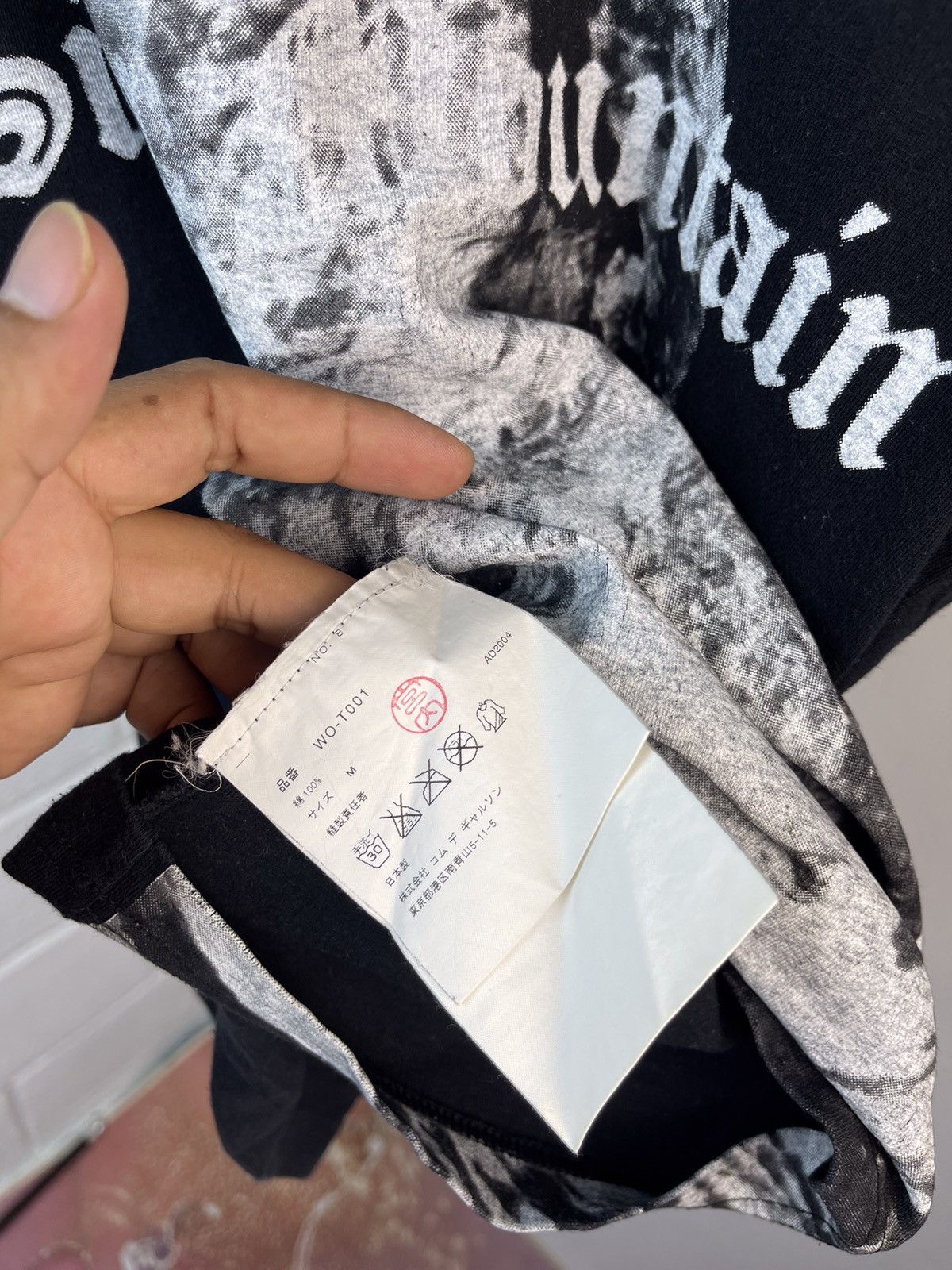 Comme des Garcons Homme Plus × Junya Watanabe × Rei Kawakubo F/W 2004 Junya Watanabe Man On The Silver Mountain Tee Size US M / EU 48-50 / 2 - 9 Thumbnail