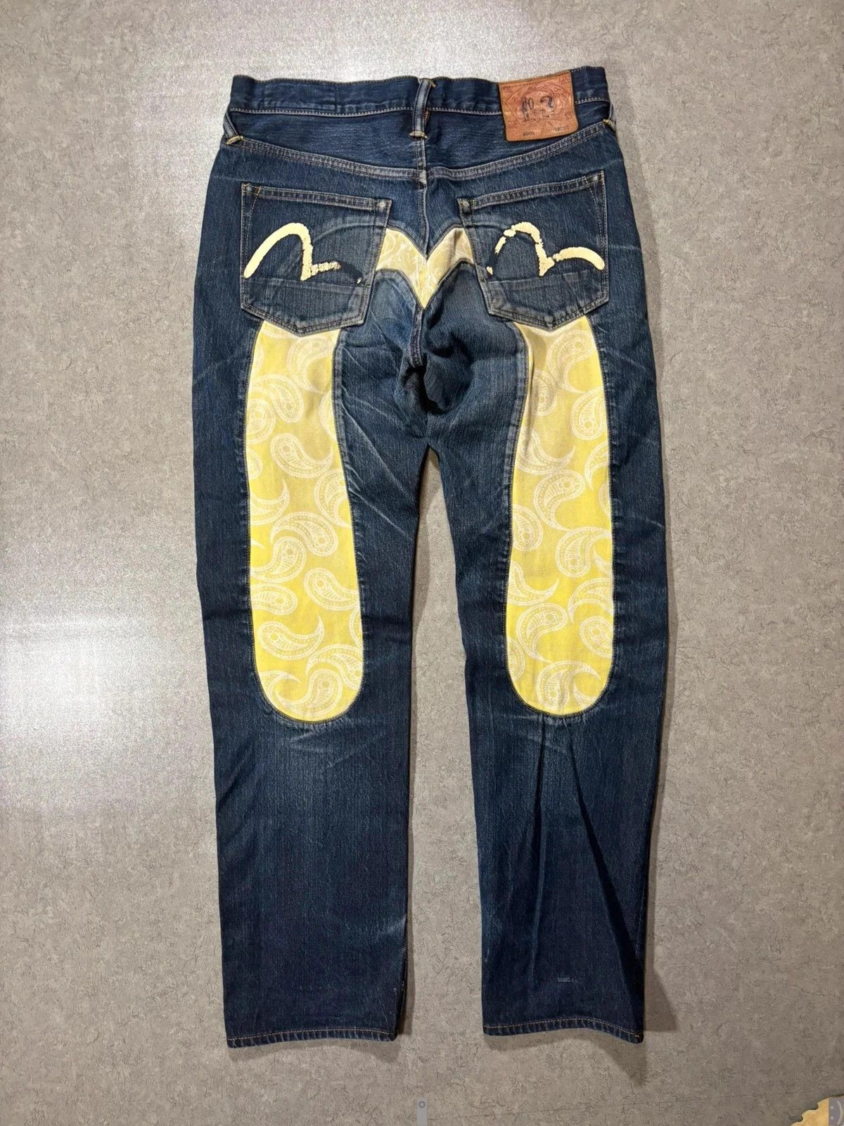Japanese Brand Evisu baggy jean daicock seagull Size US 32 / EU 48 - 1 Thumbnail