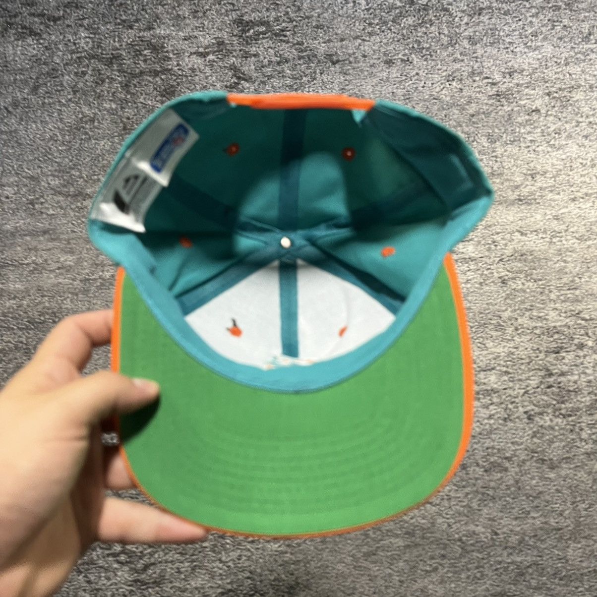 Vintage Vintage 90s Miami Dolphins Script Logo NFL Snapback Hat NEW Size ONE SIZE - 5 Thumbnail