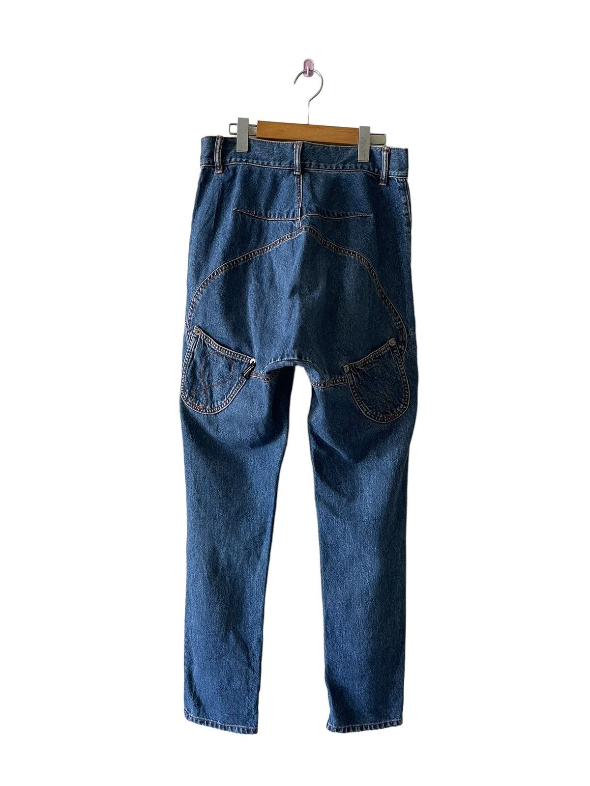 If Six Was Nine × Japanese Brand × Vintage Issey Miyake Merci beaucoup Jeans Size US 29 - 2 Thumbnail