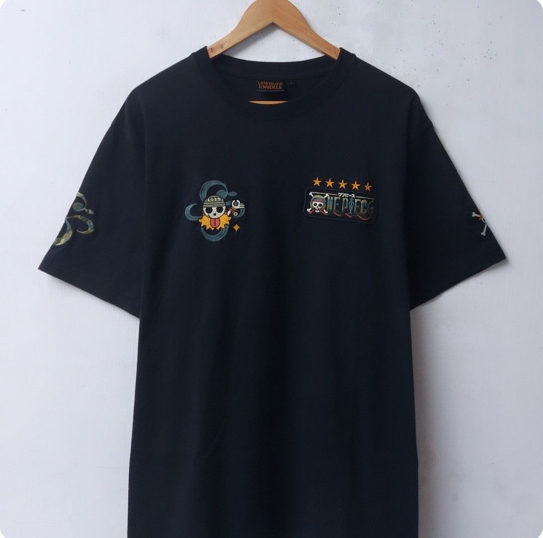 Japanese Brand × One Piece Low Blow Knuckle X One Piece Embroidery Tshirt Size US L / EU 52-54 / 3 - 3 Thumbnail