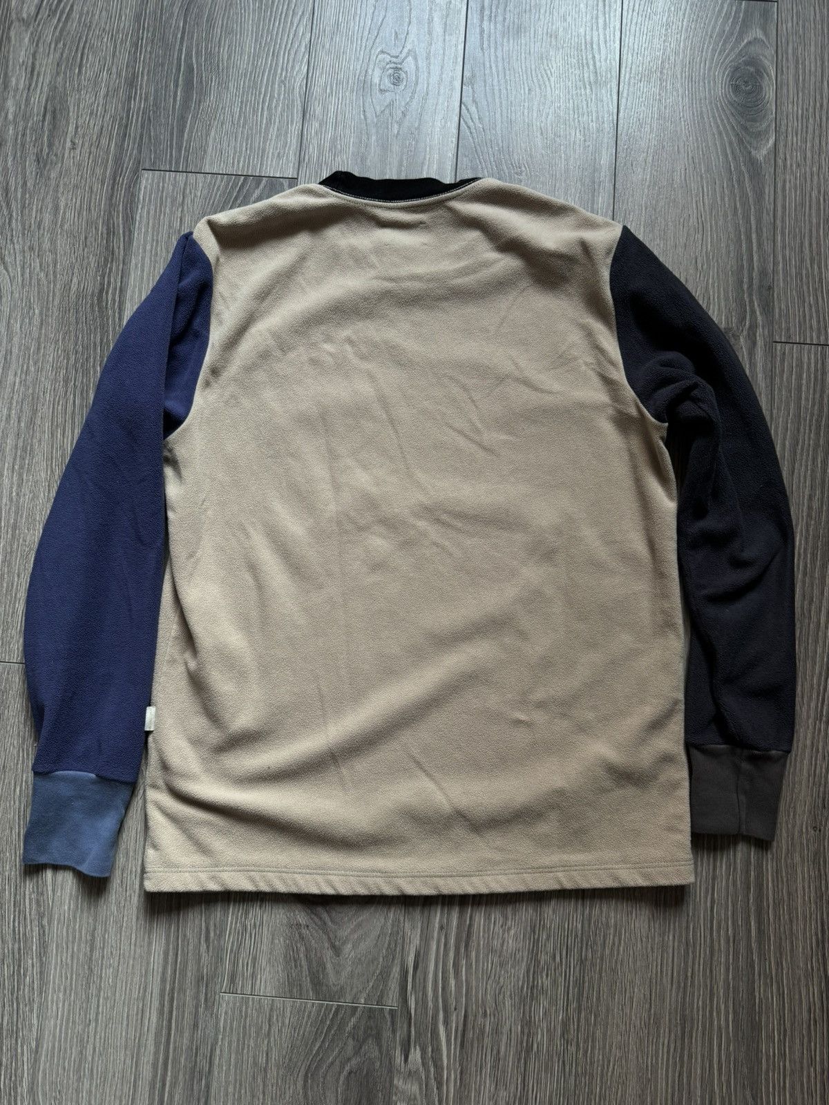 Aime Leon Dore AIMÉ LEON DORE COLOR BLOCKED FLEECE LONGSLEEVE (CREAM) S Size US S / EU 44-46 / 1 - 9 Thumbnail