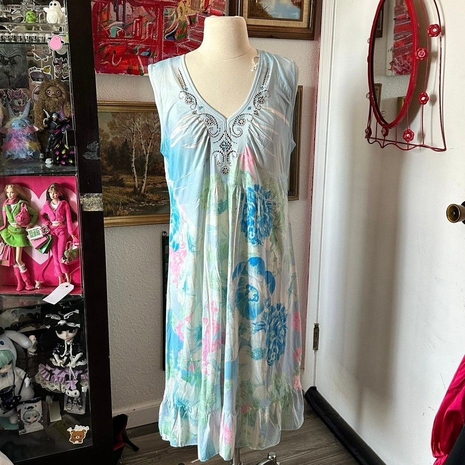 Other victoria harbour pastel floral midi dress Size XL / US 12-14 / IT 48-50 - 1 Thumbnail