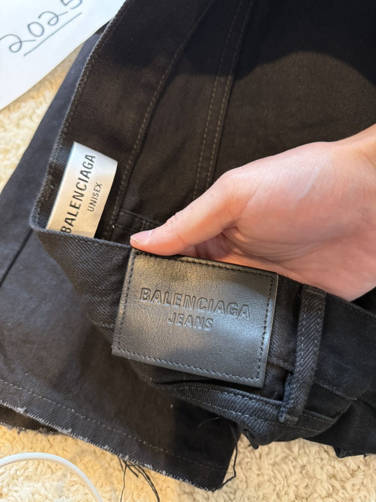 Balenciaga Balenciaga Jet Black Heal Drag Jean Size US 29 - 14 Thumbnail