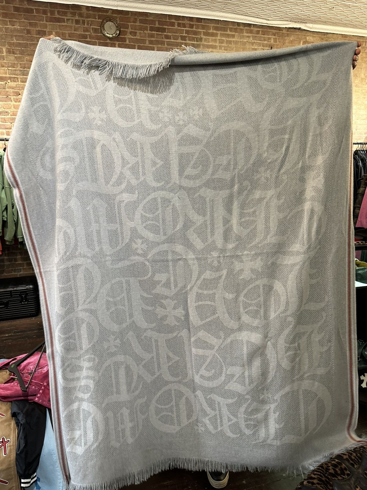 Chrome Hearts CHROME HEARTS CASHMERE BLANKET Size ONE SIZE - 2 Thumbnail
