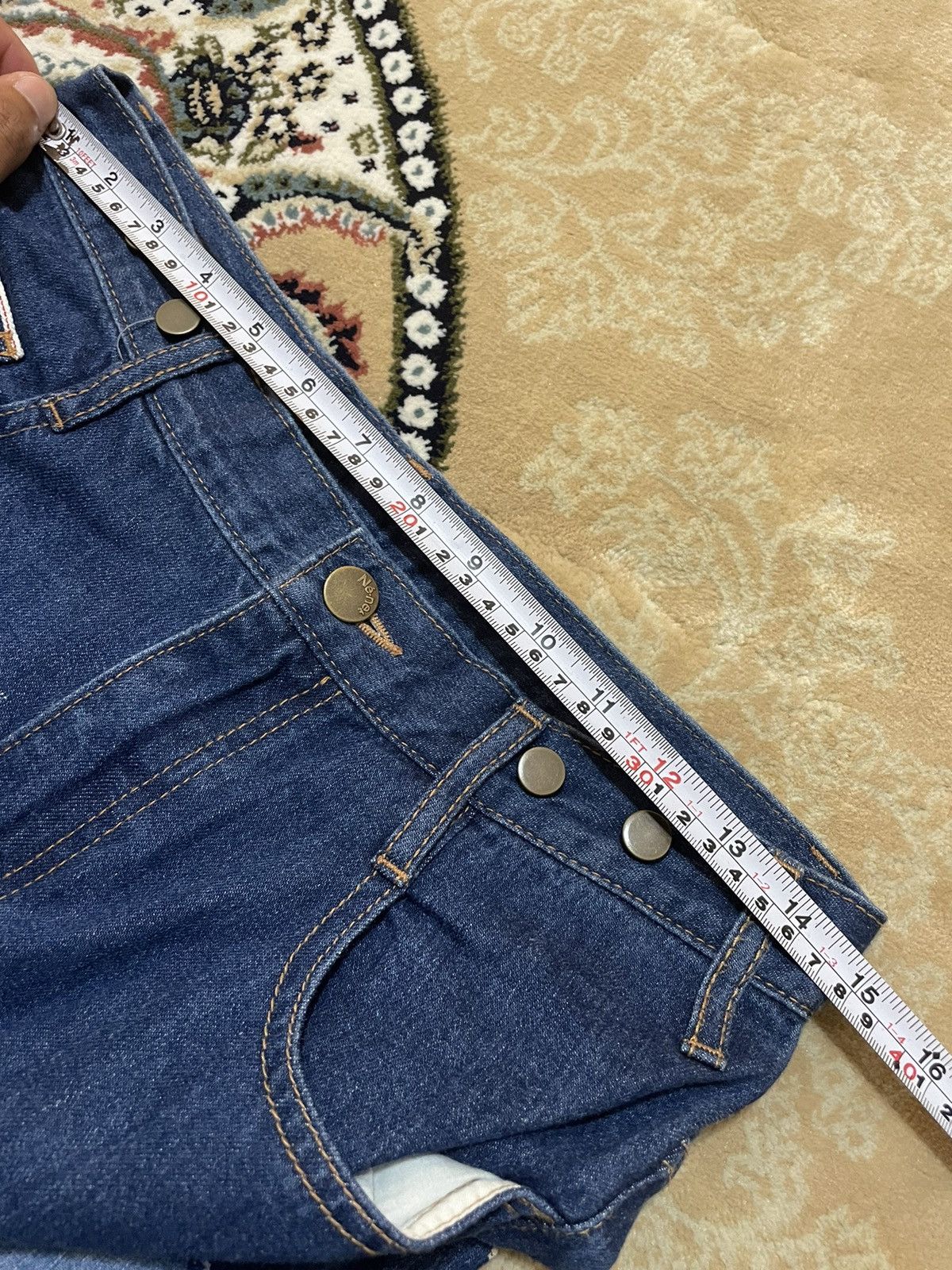 Designer × Ne-Net × Vintage Double Waist Issey Miyake Selvedge Denim Ne-Net Size US 30 / EU 46 - 11 Thumbnail