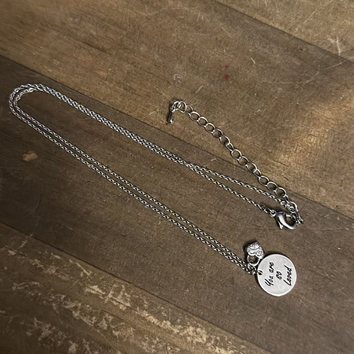 Other You Are So Loved Rhodium dipped pendant necklace Size ONE SIZE - 6 Thumbnail