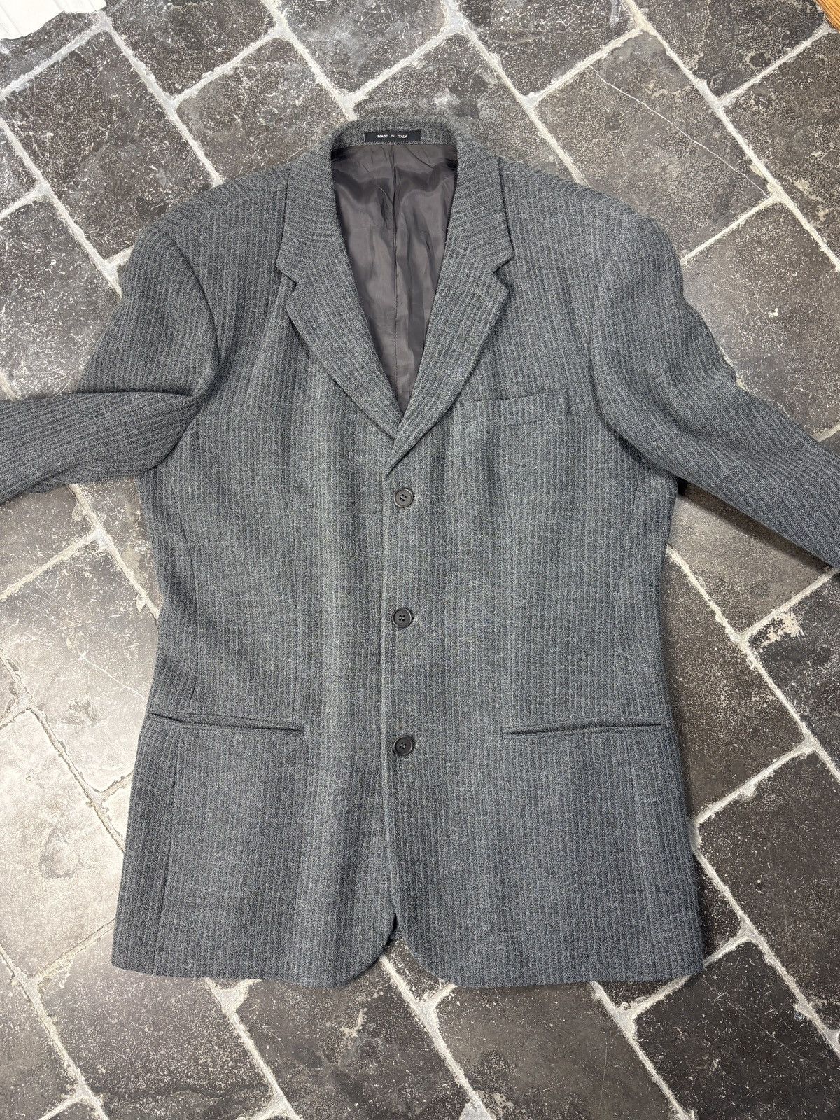 Emporio Armani 1996 Emporio Armani Jacket 90s Vintage Armani Textured Wool Size 50R - 3 Thumbnail