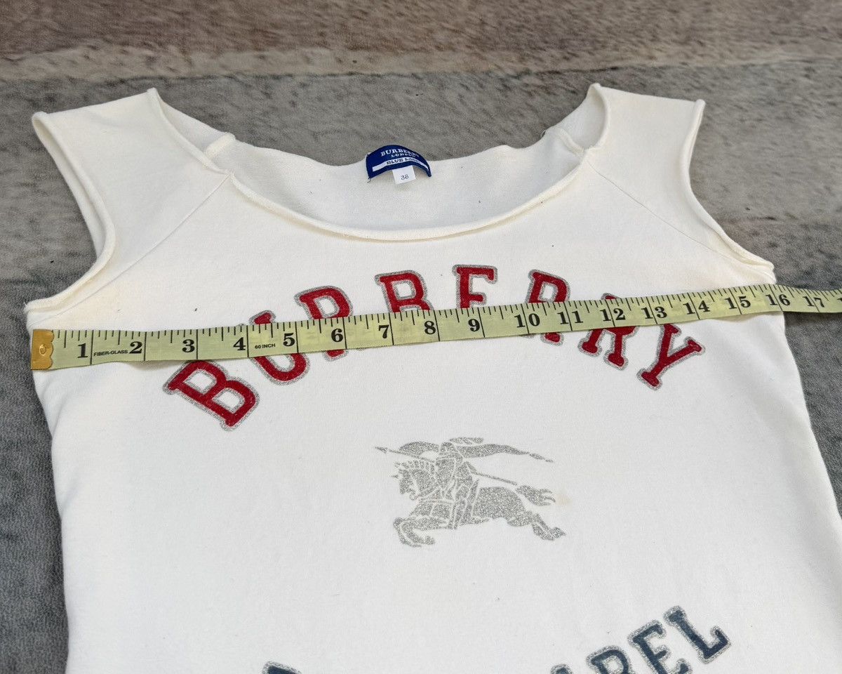 Burberry BURBERRY BLUE LABEL Spellout Stretchable Tank Top Size S / US 4 / IT 40 - 8 Thumbnail