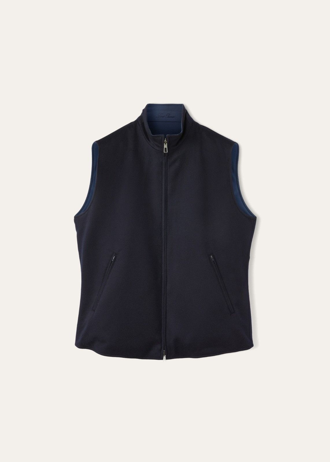 Loro Piana o1srvl11e1224 Reversible Marlin Vest in Navy Blue Size US XL / EU 56 / 4 - 1 Thumbnail