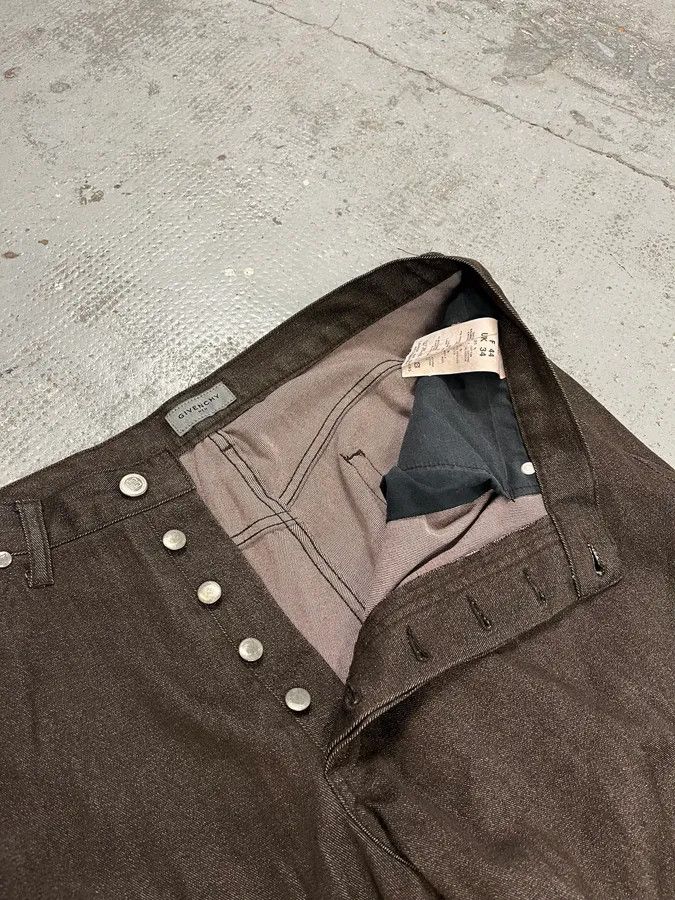 Givenchy 2000s Givenchy Wide Brown Pants Size US 32 / EU 48 - 11 Thumbnail