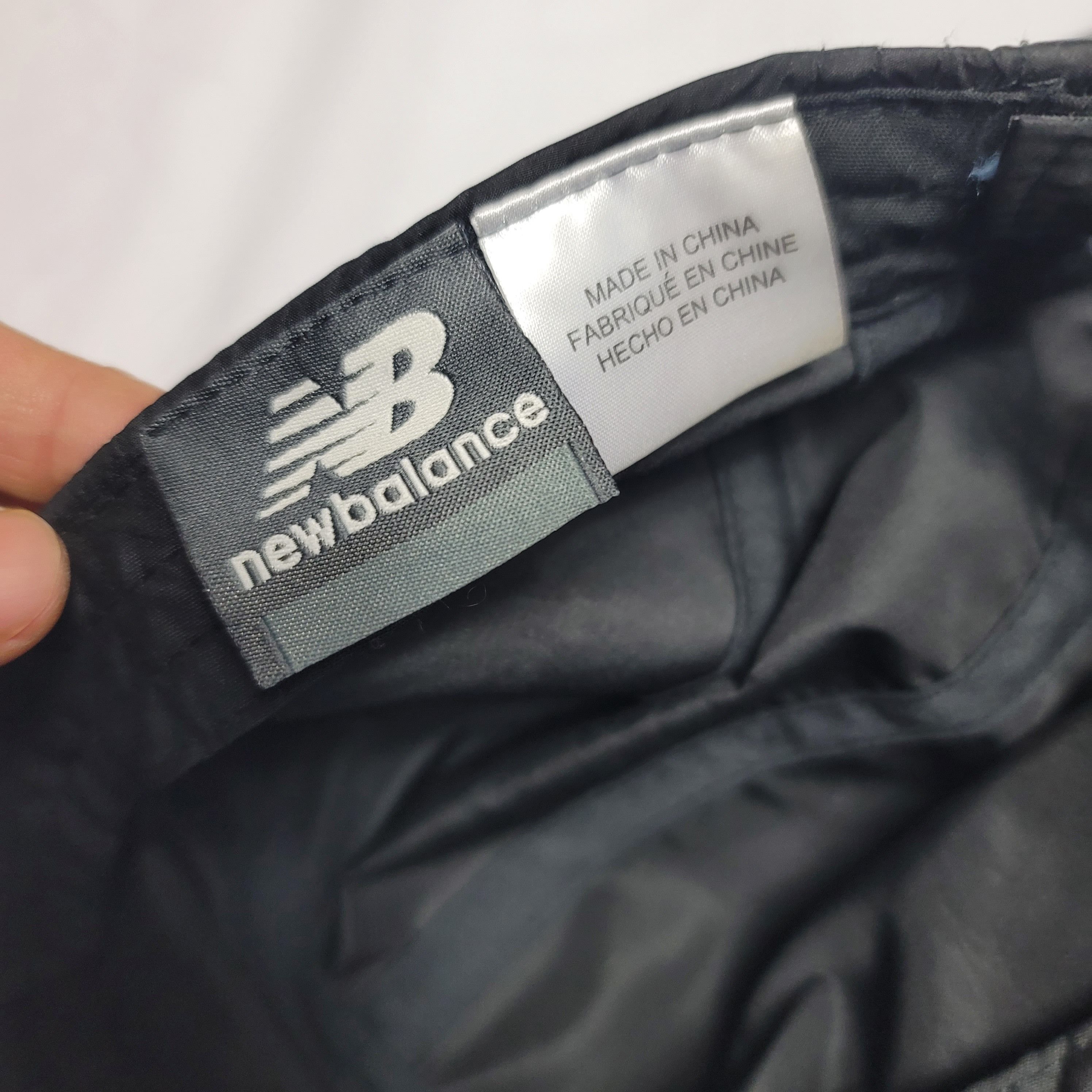 New Balance New Balance Black Reflective logo Nylon Cap Size ONE SIZE - 5 Thumbnail