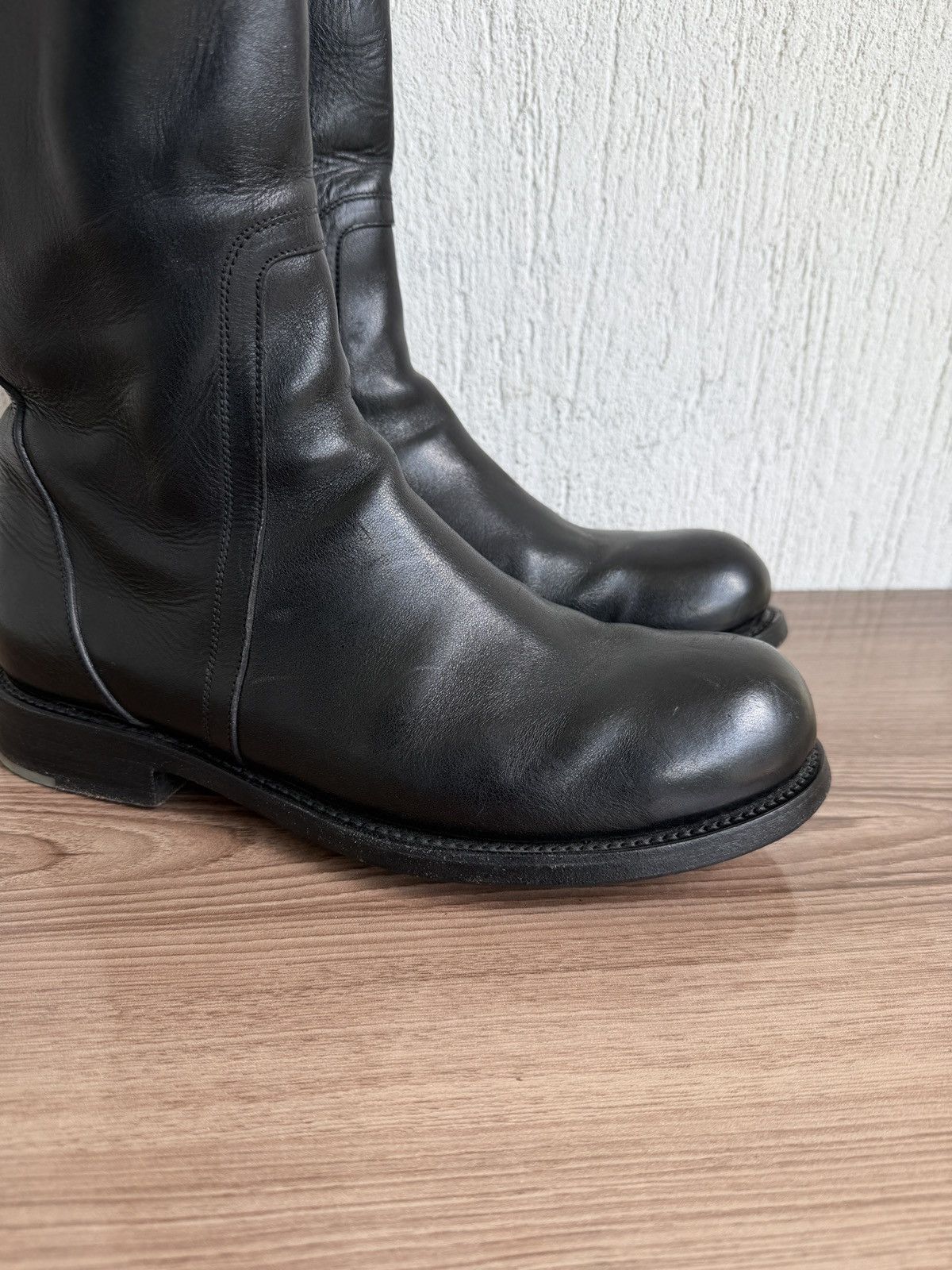 Rick Owens 🫆😶‍🌫️Cop zip boots Size US 9.5 / EU 42-43 - 4 Thumbnail