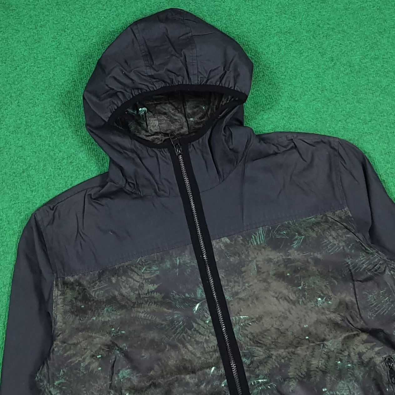 Zara Vintage Zara Man Floral Botanical Print Hooded Jacket C289N5 Size US M / EU 48-50 / 2 - 2 Thumbnail