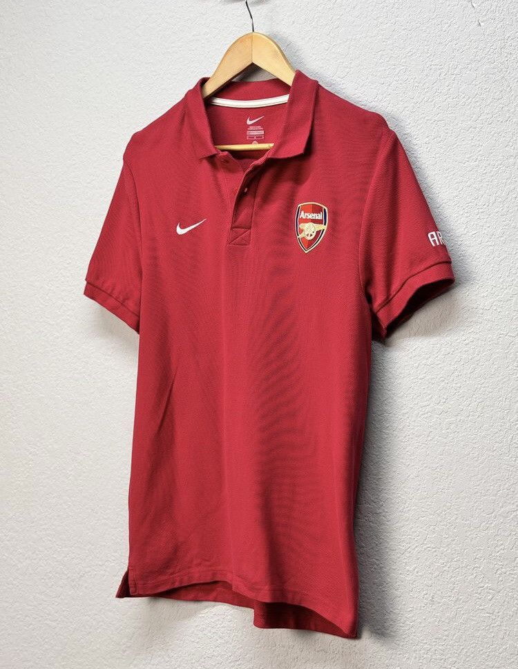 Nike × Vintage Nike Arsenal Jersey England Vintage Shirt Tee Football Size US M / EU 48-50 / 2 - 2 Thumbnail