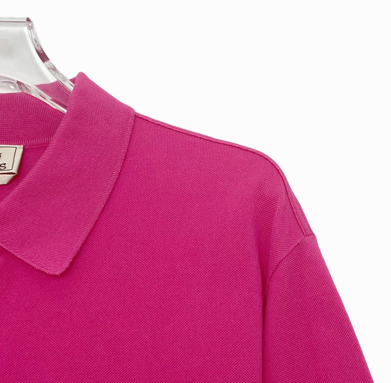 Hermes Hermes Solid Color Casual Short Sleeve Polo Shirt K26WX Size US XL / EU 56 / 4 - 3 Thumbnail