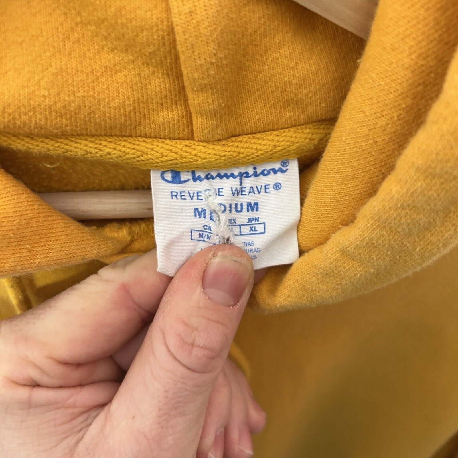 Champion Champion Reverse Weave Pullover Hoodie “Yellow” Size US M / EU 48-50 / 2 - 6 Thumbnail