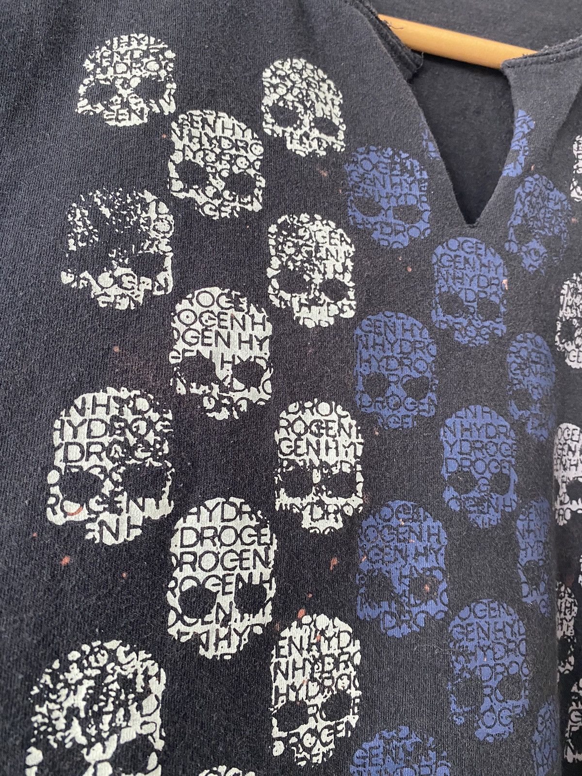 HYDROGEN × Vintage Hydrogen Skull T-shirt Size US S / EU 44-46 / 1 - 6 Thumbnail