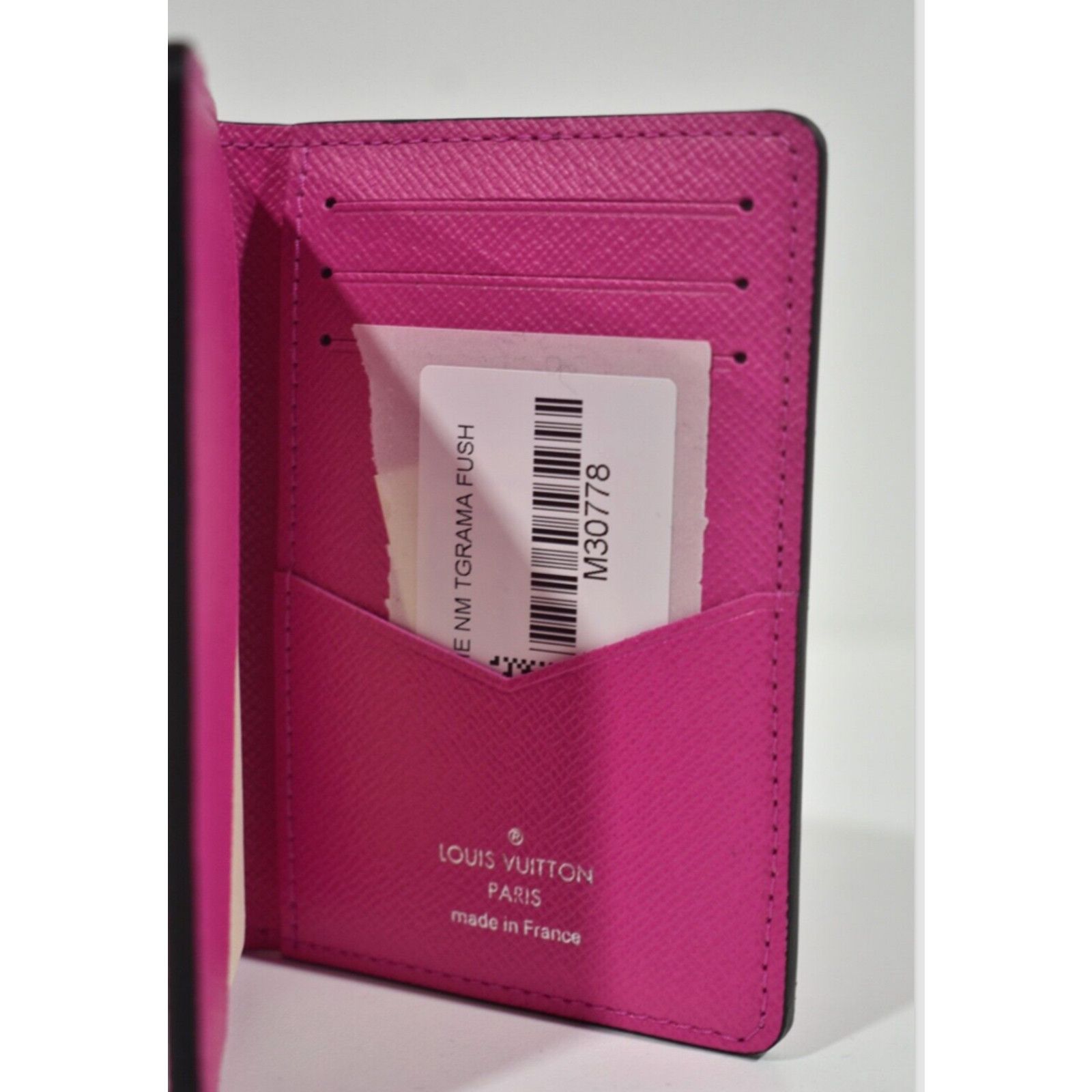 Louis Vuitton Louis Vuitton Pink Monogram Logo Pocket Organizer Wallet Size ONE SIZE - 11 Thumbnail