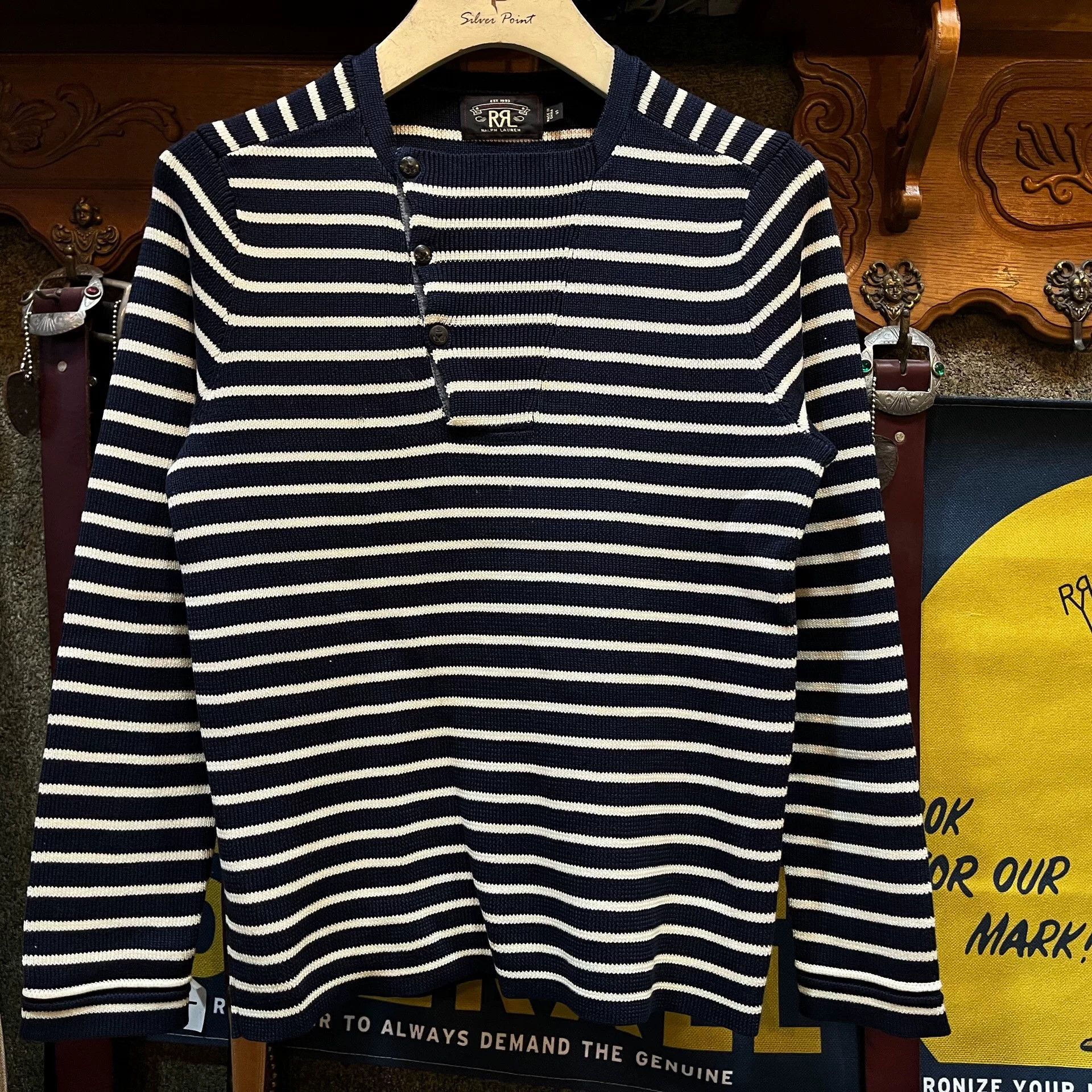 RRL Ralph Lauren Classic Striped Knit Sweater by RRL Size US M / EU 48-50 / 2 - 1 Thumbnail