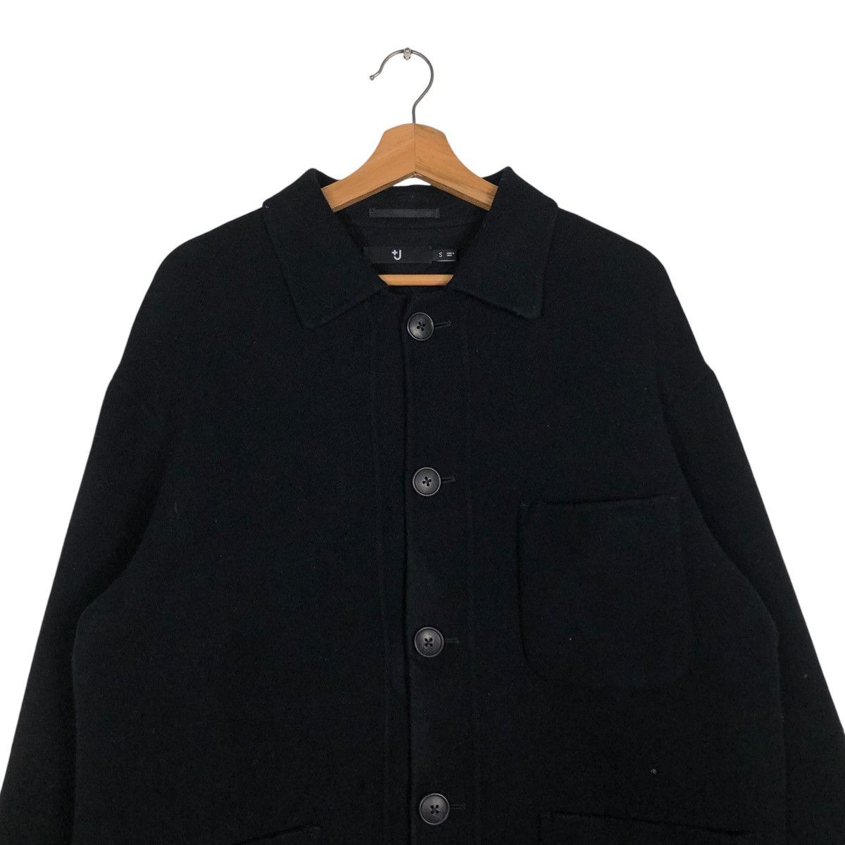 Japanese Brand 🔥VINTAGE WOOL BUTTON JACKET BIKER J+ By JILL SANDER Size US S / EU 44-46 / 1 - 5 Thumbnail