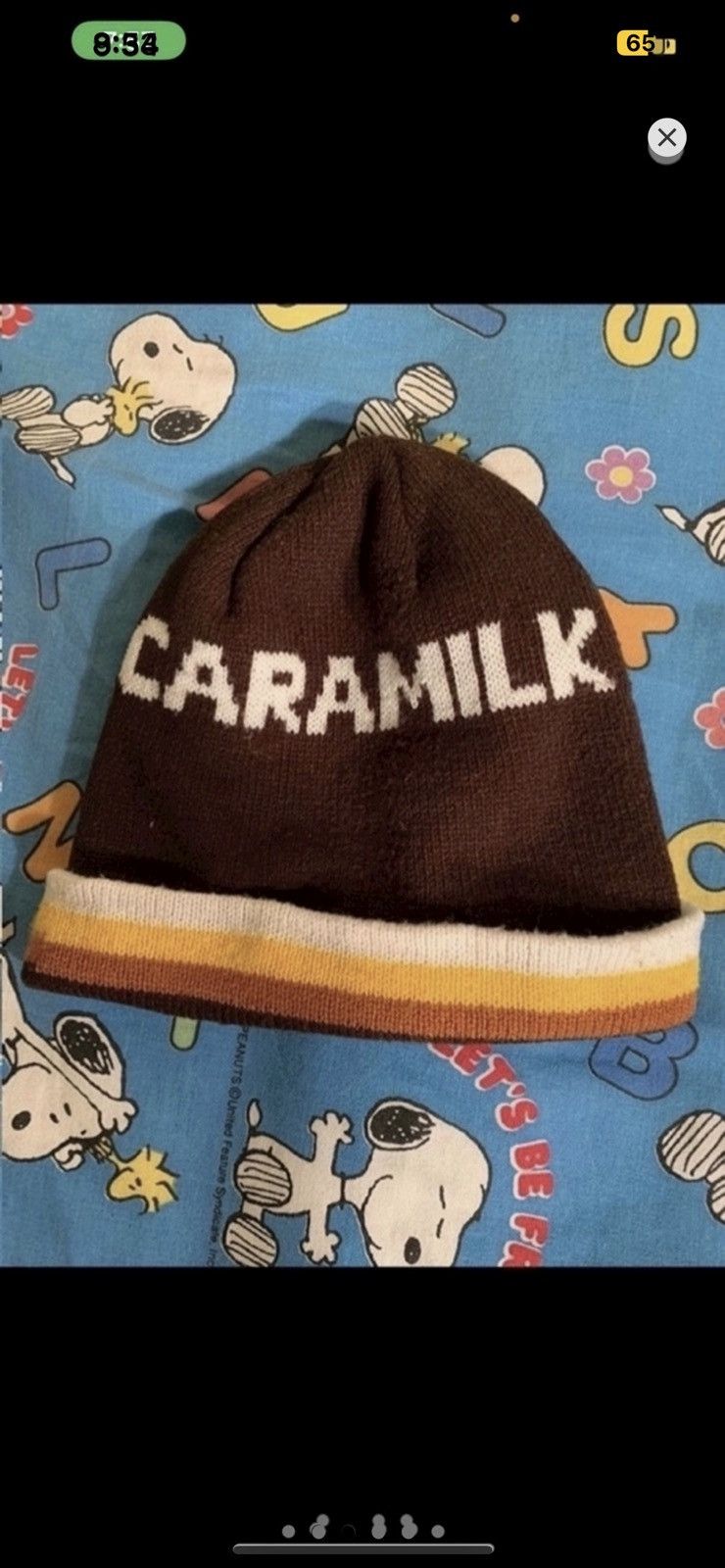 Vintage ***FINAL DROP***RARE 80s “CARAMILK” CHOCOLATE PROMO TOQUE Size ONE SIZE - 2 Thumbnail