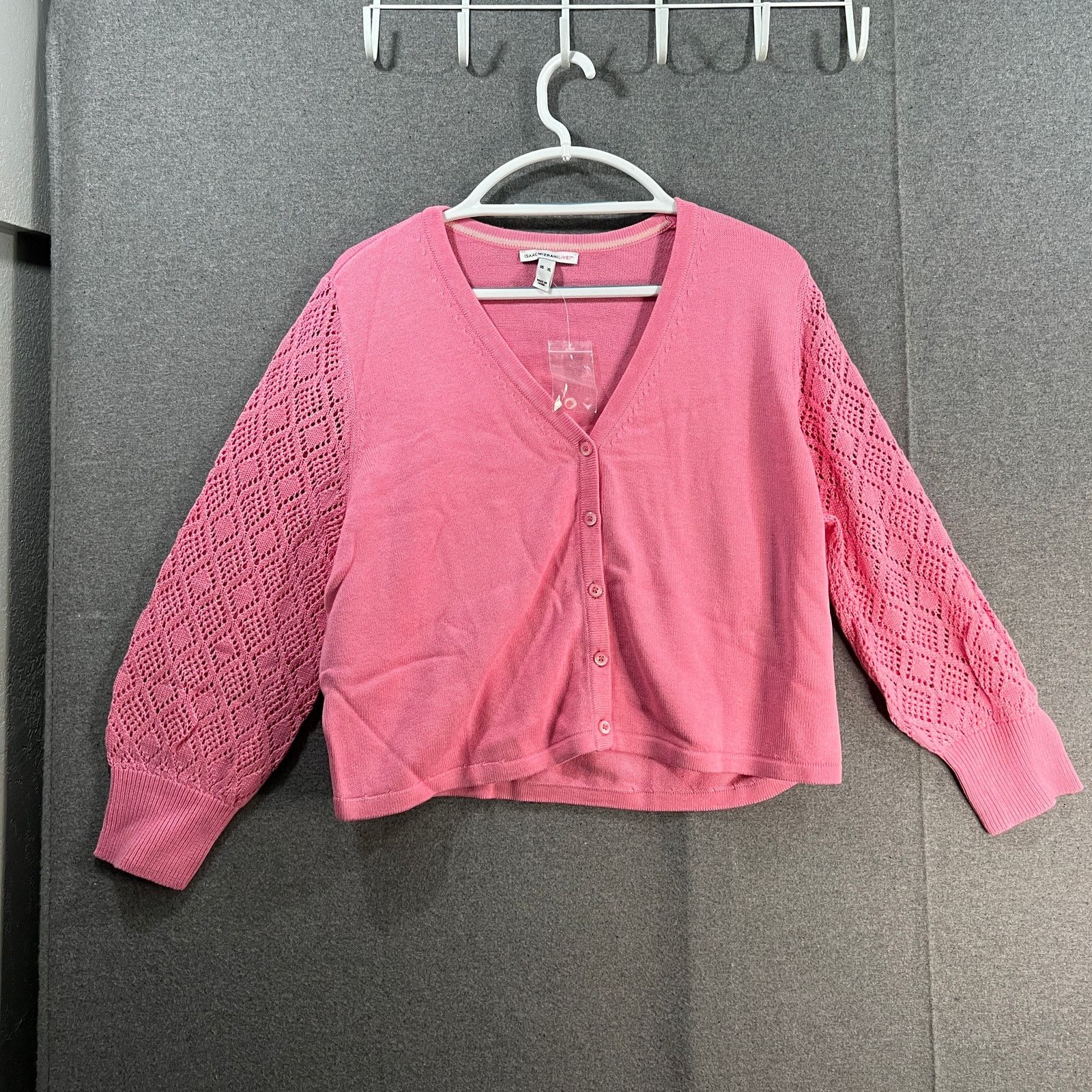 Isaac Mizrahi Isaac Mizrahi Live! Puff Sleeve Sweater Cardigan Size XL / US 12-14 / IT 48-50 - 1 Thumbnail