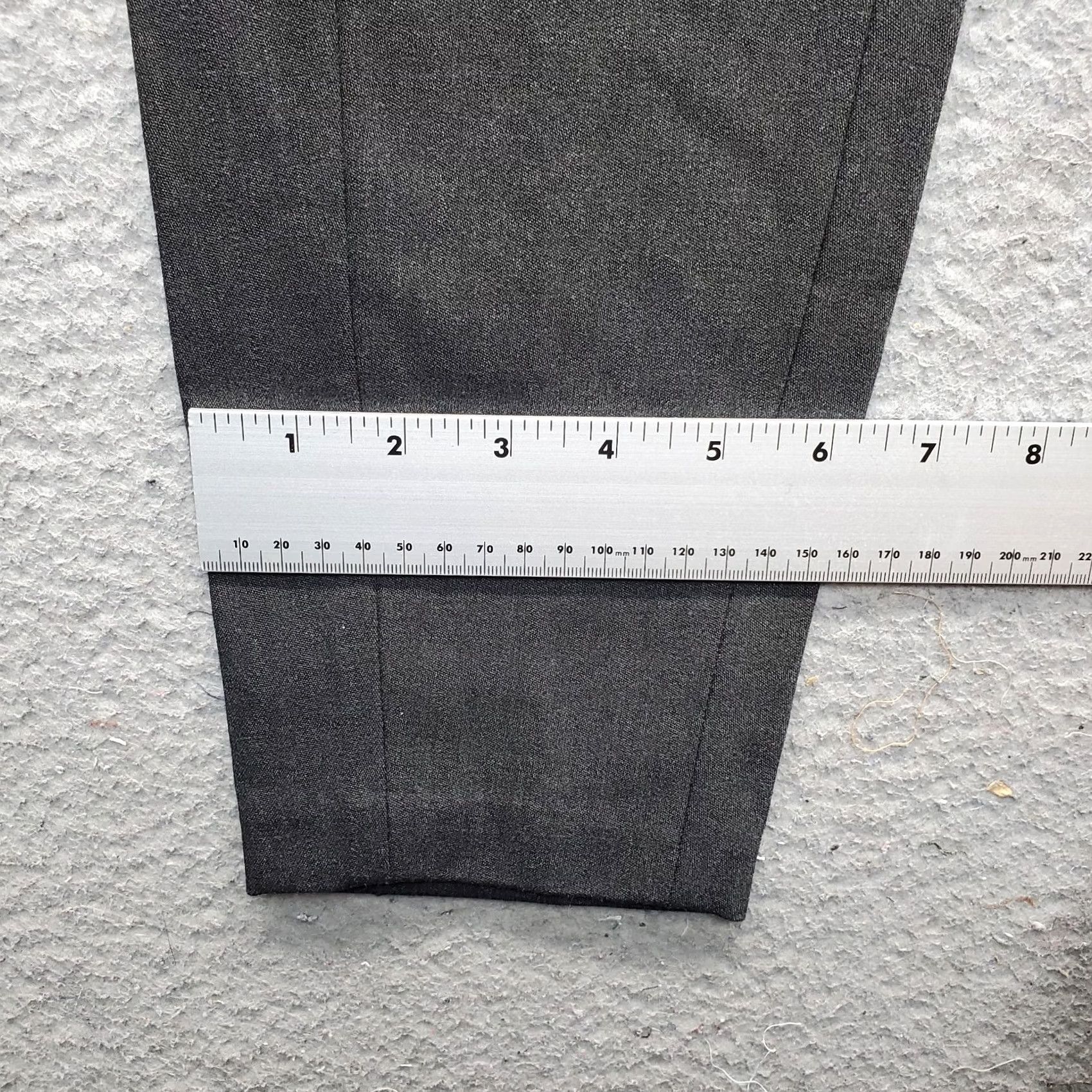 Banana Republic Banana Republic Womens Pants 10 Gray Stretch Devon Ankle Side Zip Slimming Pockets Regular 26 Inseam Straight 3-4? Size 32" / US 10 / IT 46 - 5 Thumbnail