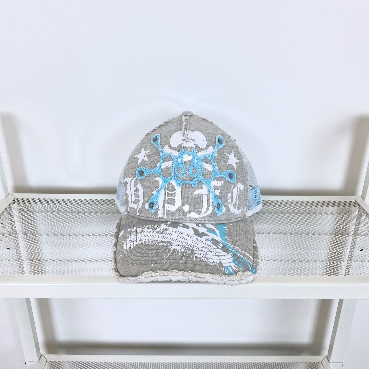 Happy99 HAPPY99 H.P.F.C. TRUCKER HAT GREY | Grailed