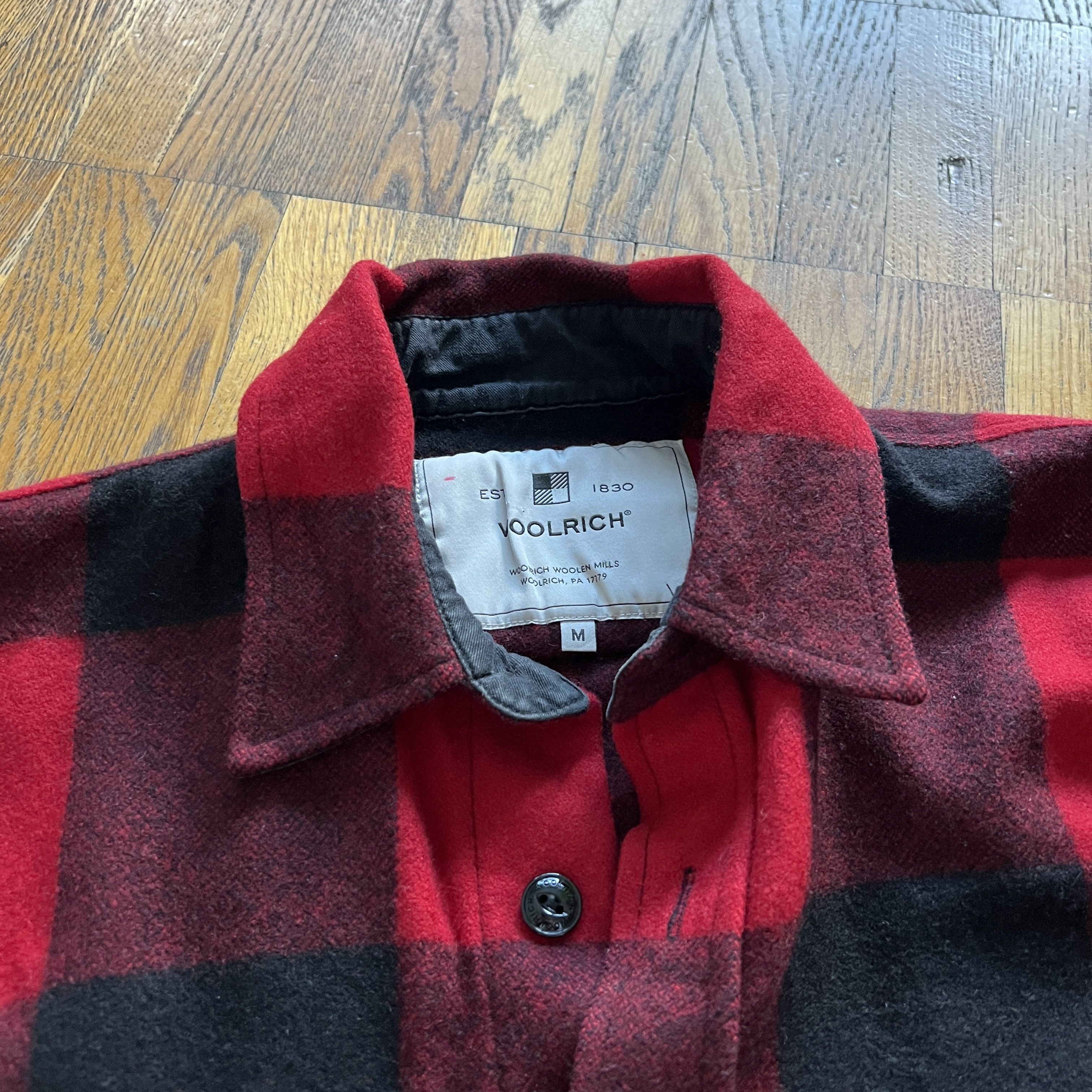 Woolrich Woolen Mills Men's WOOLRICH Check Wool Shirt Canadian Overshirt Jacket Size US M / EU 48-50 / 2 - 7 Thumbnail