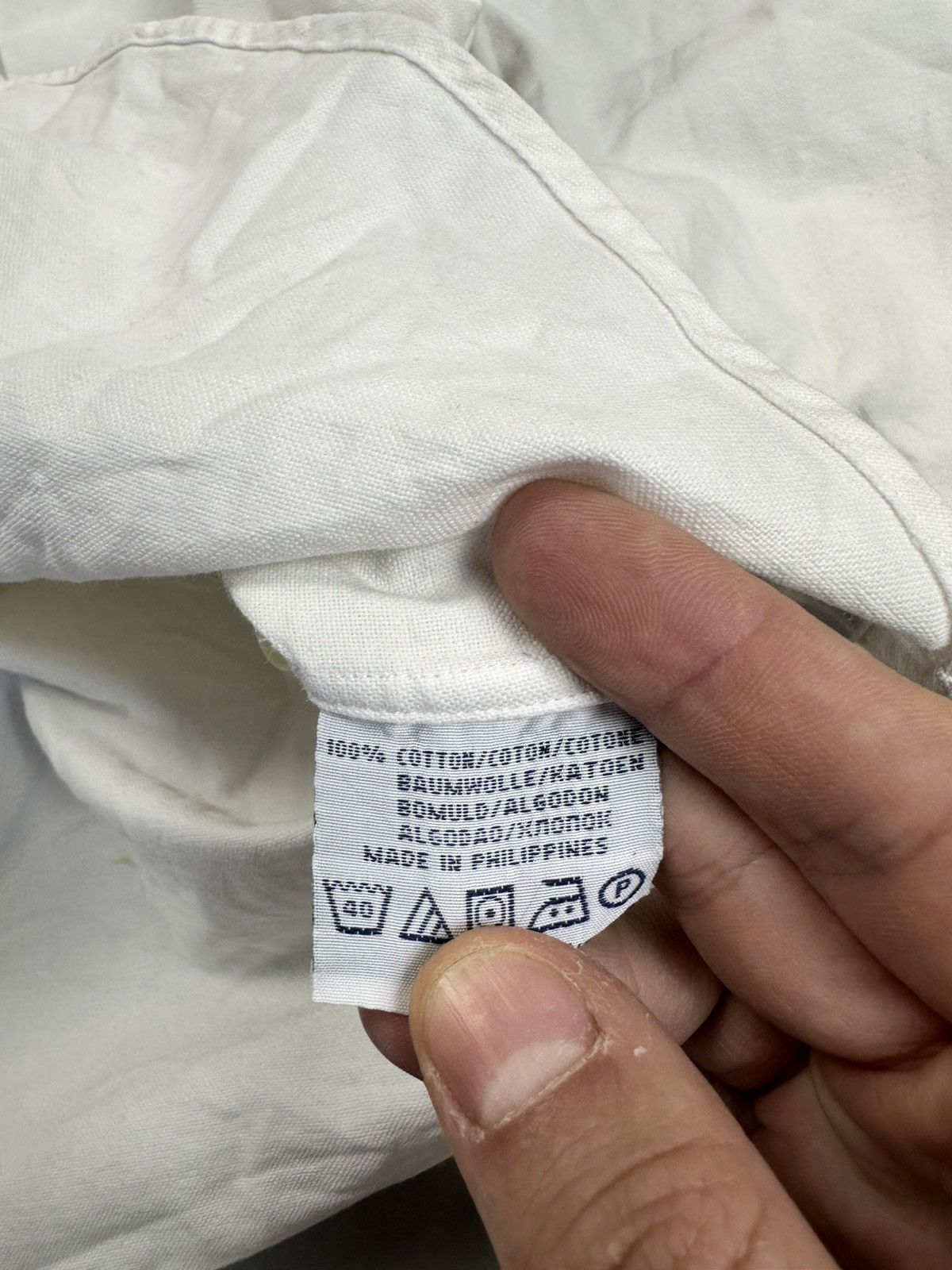Polo Ralph Lauren Ralph Lauren White solid Cotton shirt Slim Size S / US 4 / IT 40 - 4 Thumbnail