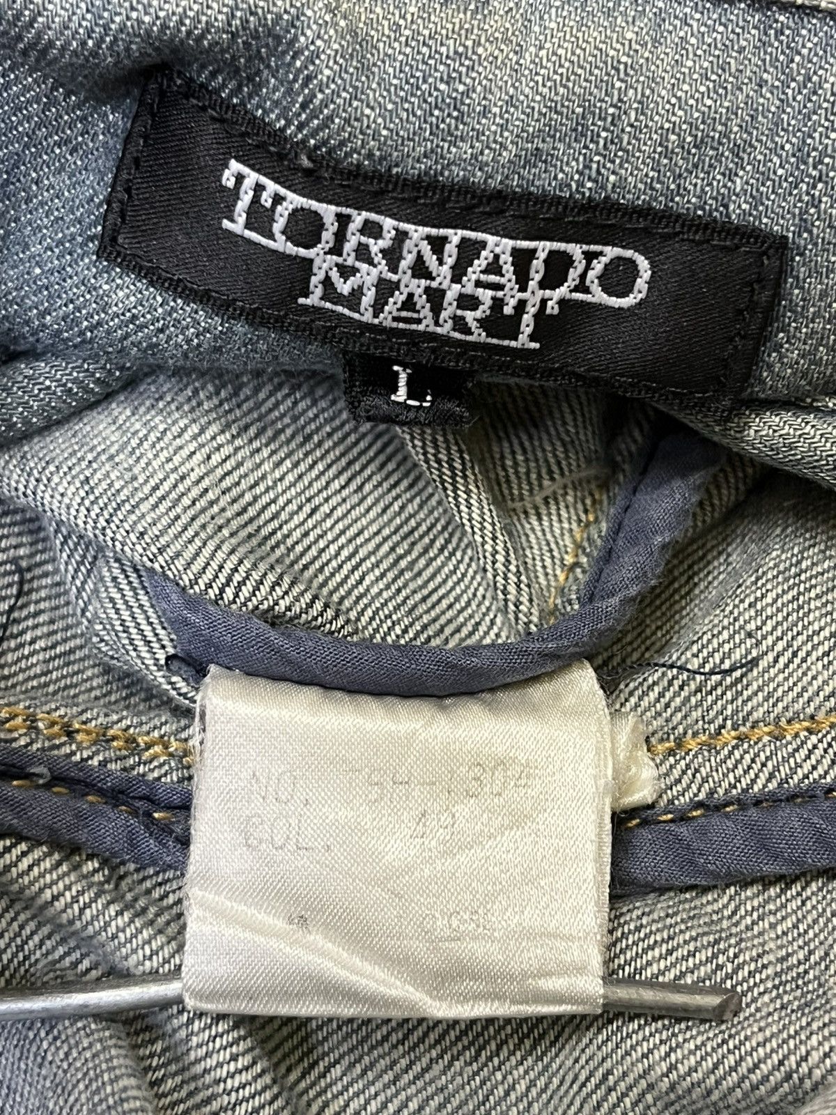 Tornado Mart sick🔥TORNADO MART JAPAN 3quarter hand trucker denim jacket Size US M / EU 48-50 / 2 - 16 Thumbnail