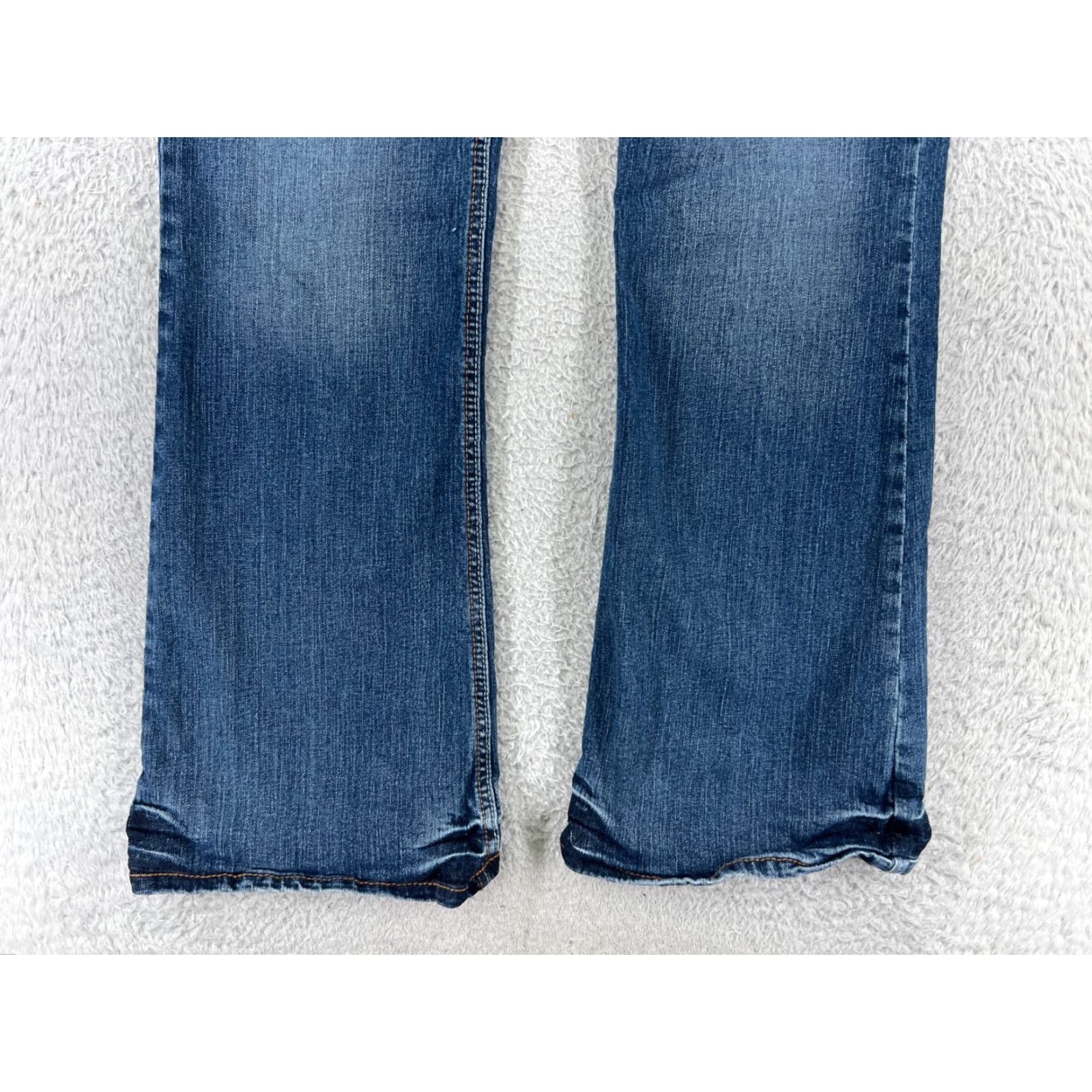Vintage Cruel Girl Jeans Womens Bootcut Denim Blue 30x32 11 Regular Cotton Embroidered Pockets Zipper Zip Inseam 32 Size 32" / US 10 / IT 46 - 4 Thumbnail