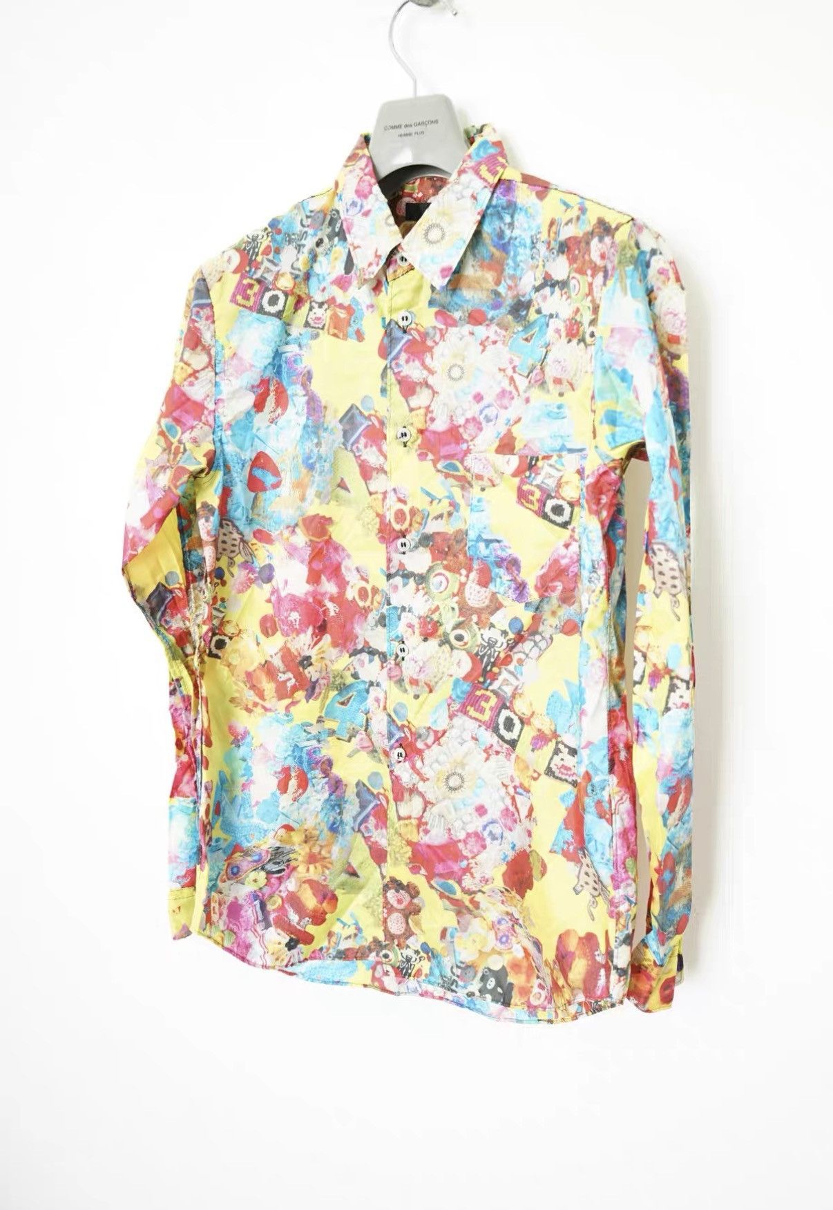 Comme des Garcons Comme des Garçons Graffiti Floral Shirt Size US S / EU 44-46 / 1 - 2 Thumbnail