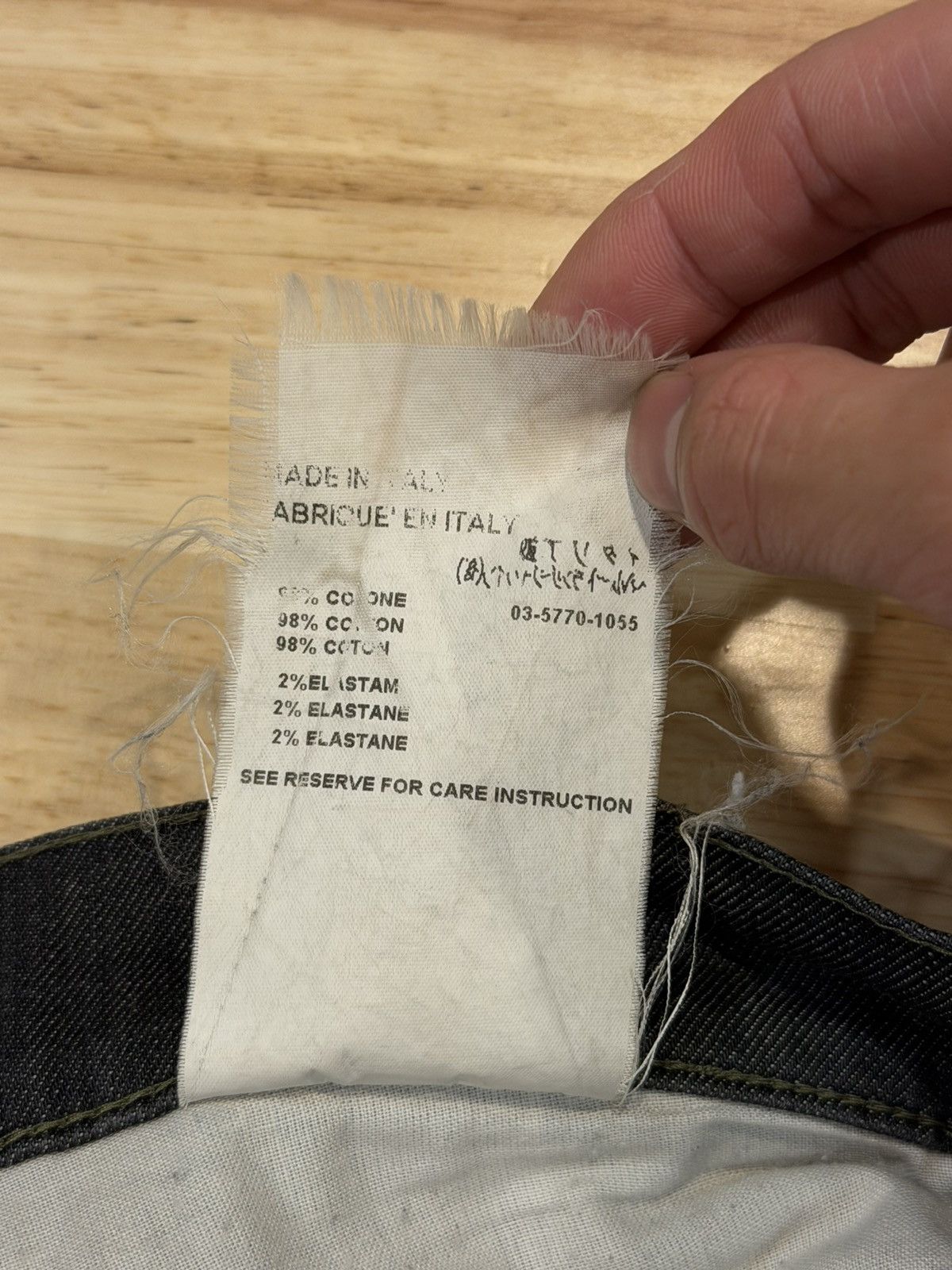 Helmut Lang AW04 Bondage Cargo Denim Jeans 29 Size US 32 / EU 48 - 9 Thumbnail