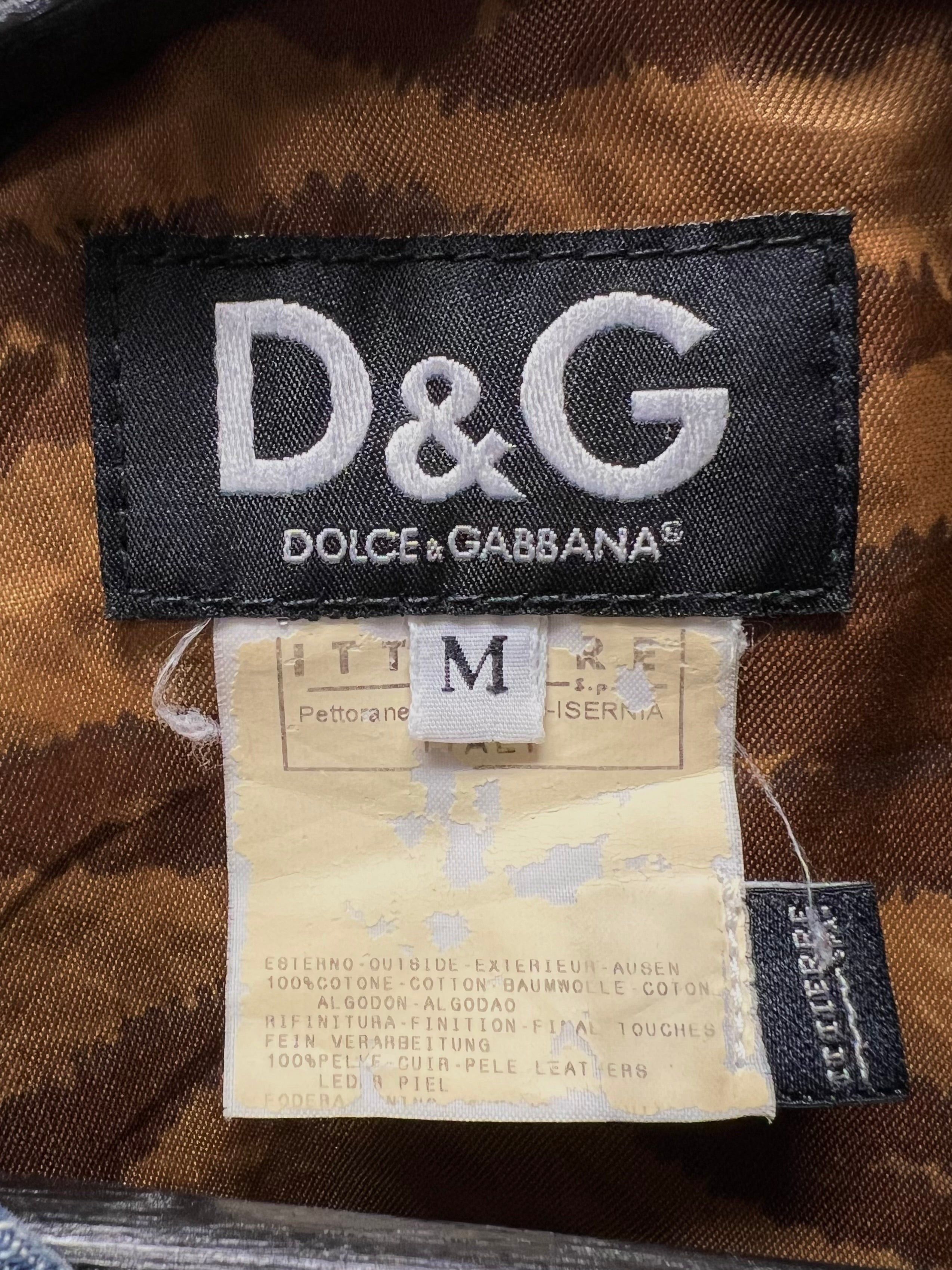 Dolce & Gabbana Dolce & Gabbana Blue Light Wash Denim Jacket Size US M / EU 48-50 / 2 - 3 Thumbnail