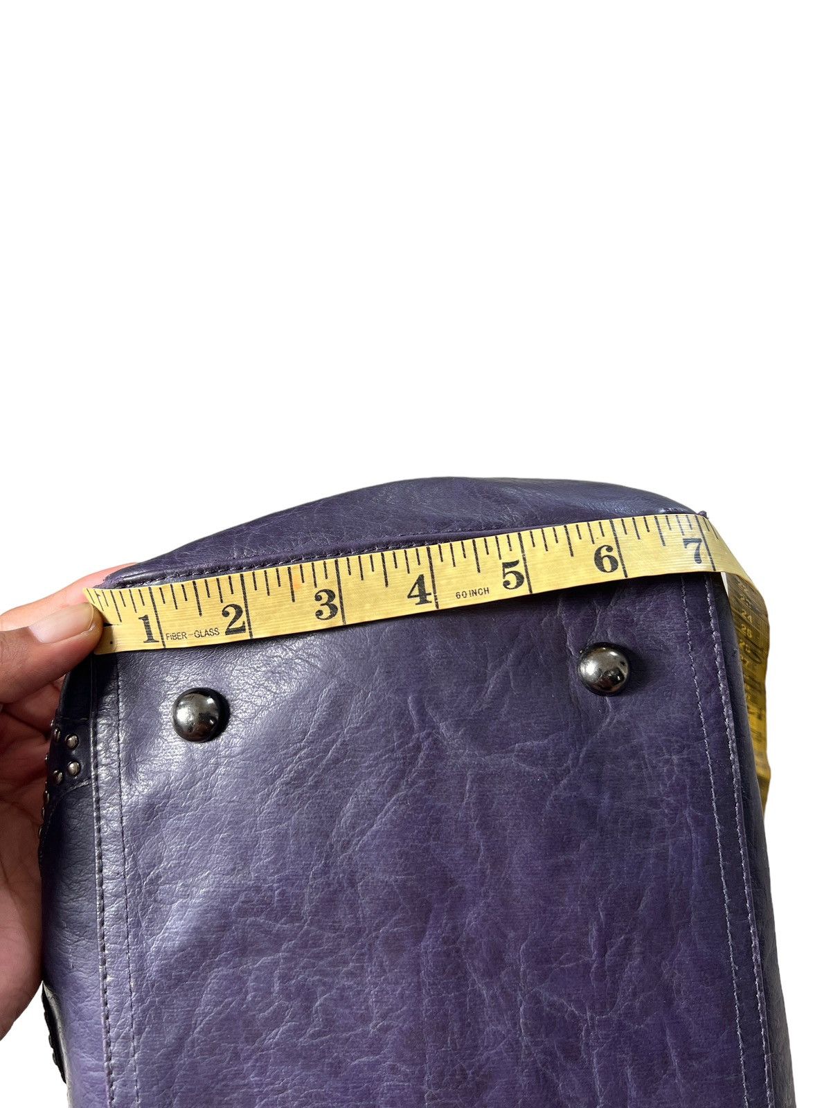 semanticdesign Semantic Design Studded Faux Leather Boston Bag Size ONE SIZE - 15 Thumbnail