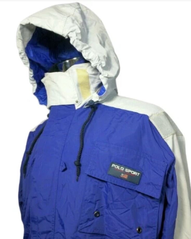 Polo Ralph Lauren Vintage Polo Ralph Lauren SPORT Firemen Hi tech Style Jacket Size US XL / EU 56 / 4 - 2 Thumbnail