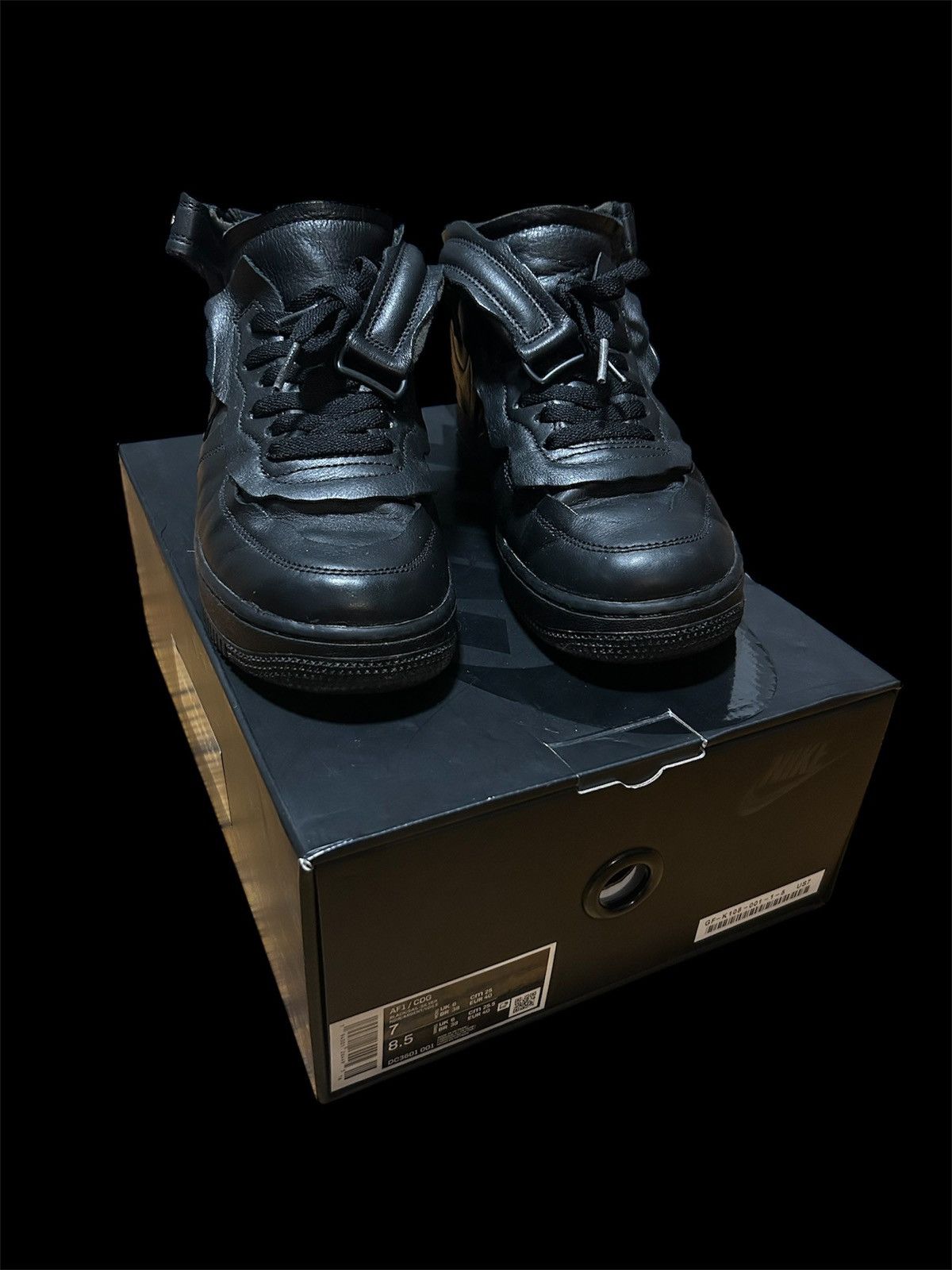 Comme des Garcons × Nike air force 1 mid x comme des garçons Size US 7 / EU 40 - 4 Thumbnail