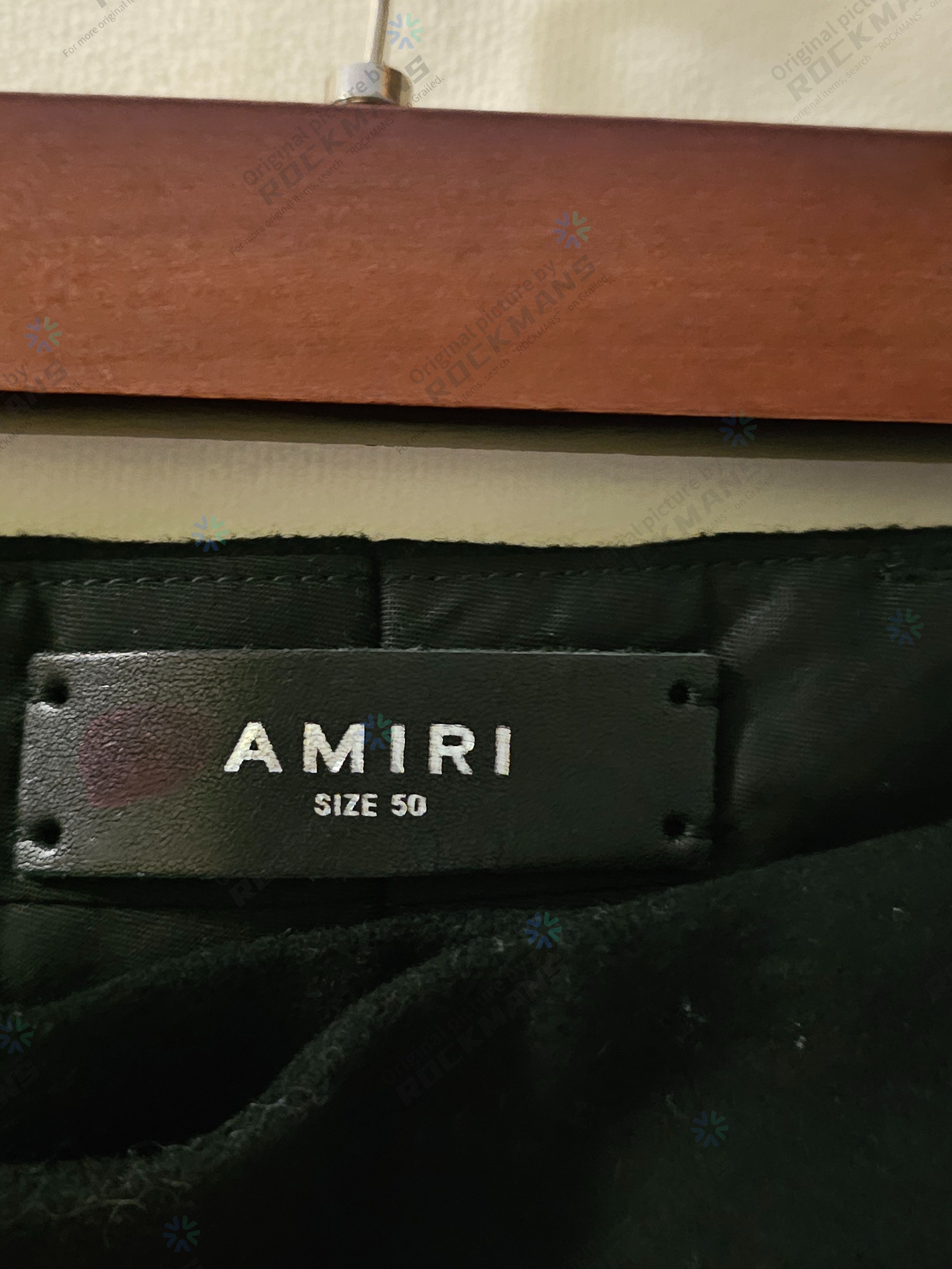 Amiri Men's SS23 Wool Slightly Thick Flared Pants Size 50