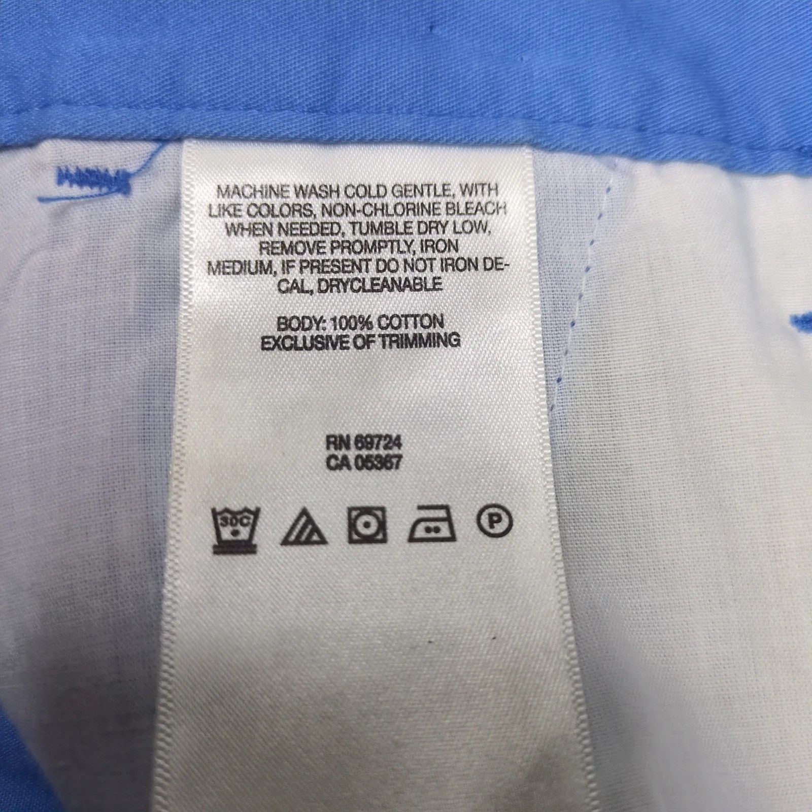 Columbia NWT Columbia Dog Lake Cargo Shorts Men's 36x10 Blue Cotton Size US 36 / EU 52 - 7 Thumbnail