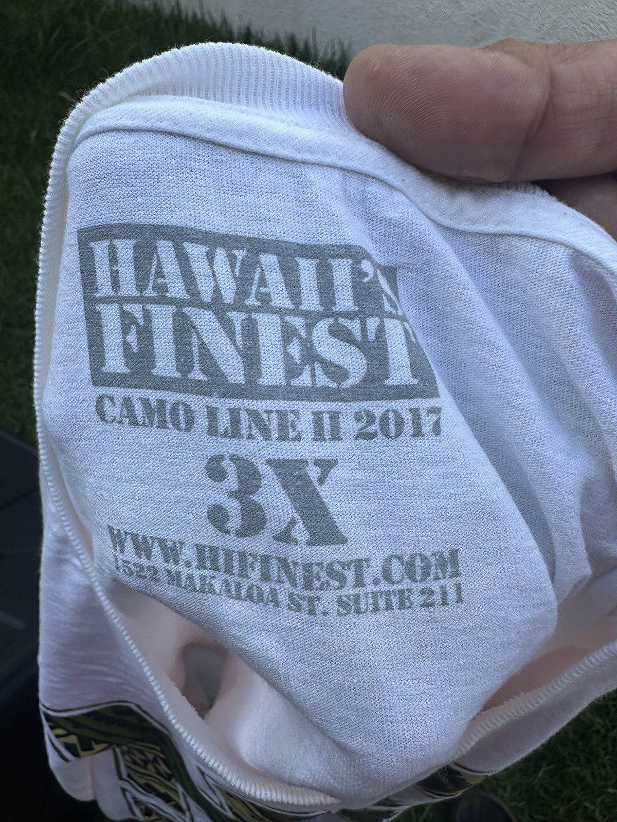 Other PreOwned Hawaii's Finest T-Shirt Men's XXXL White/Green 3XL Size US XXL / EU 58 / 5 - 5 Thumbnail