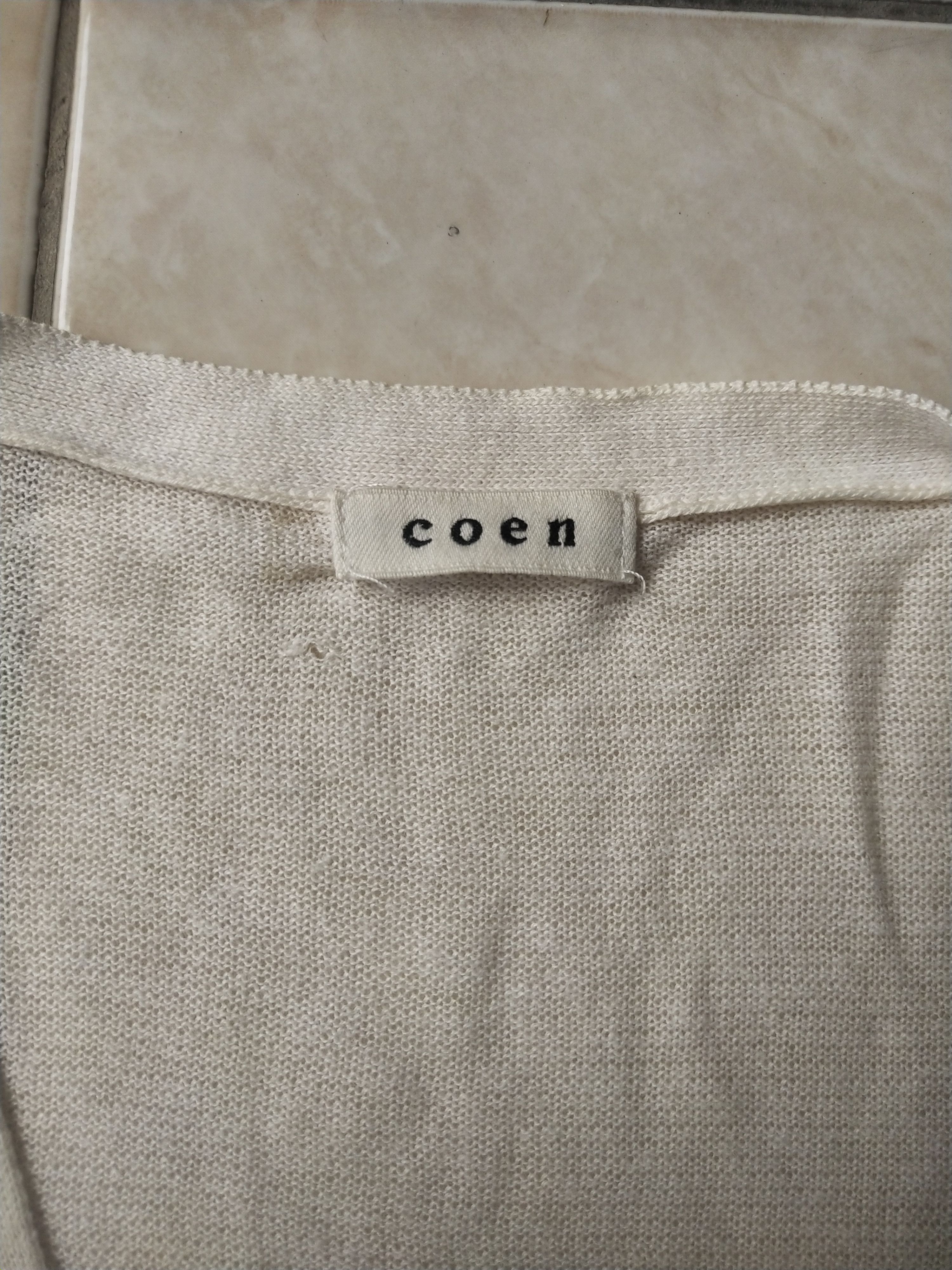 United Arrows Coen by United Arrows Linen Blend Cardigan Size L / US 10 / IT 46 - 6 Thumbnail