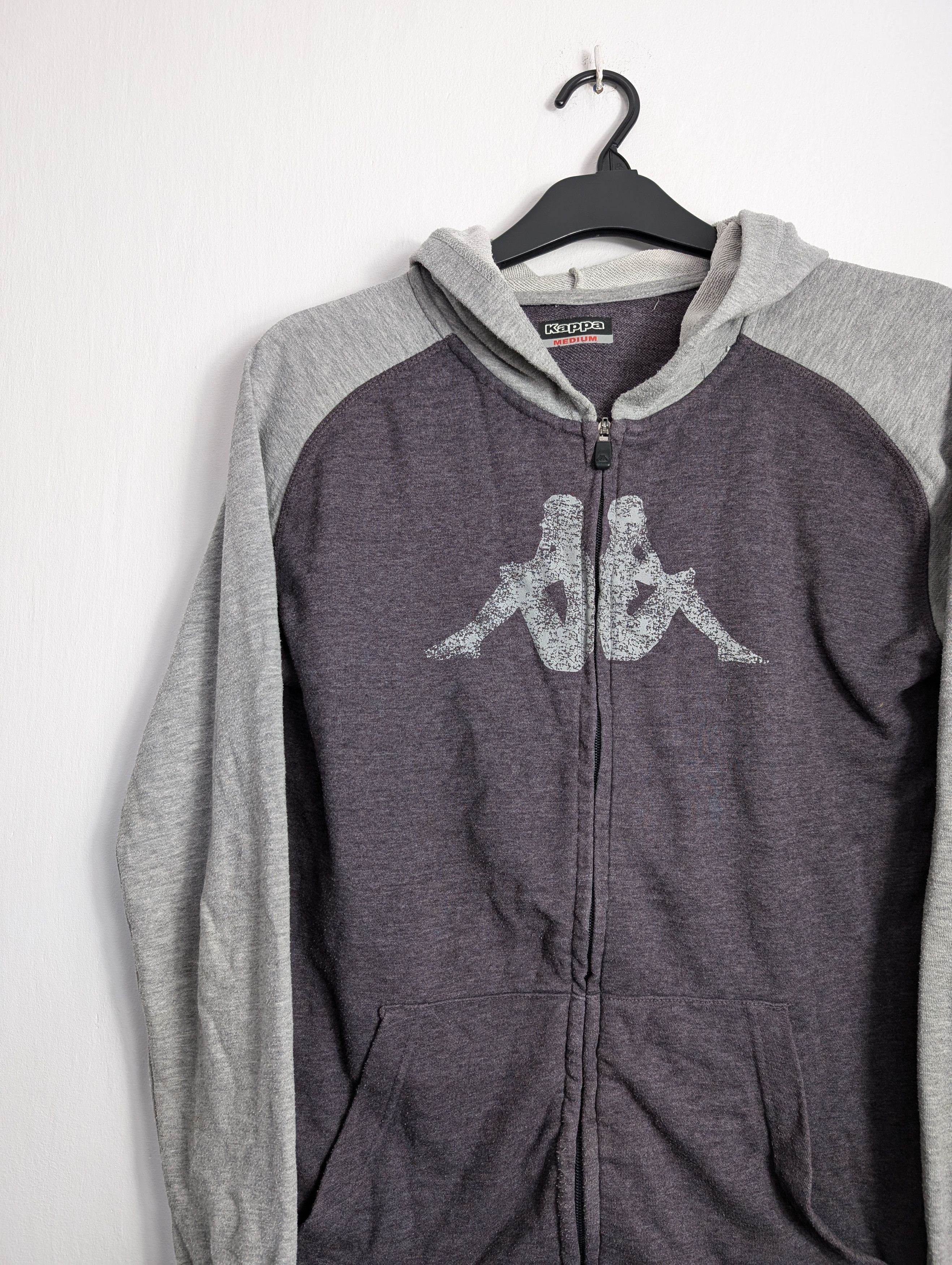 Kappa × Vintage Kappa Full Zip Hoodie Sweatshirt Italy Tracksuit Vintage Size US M / EU 48-50 / 2 - 2 Thumbnail