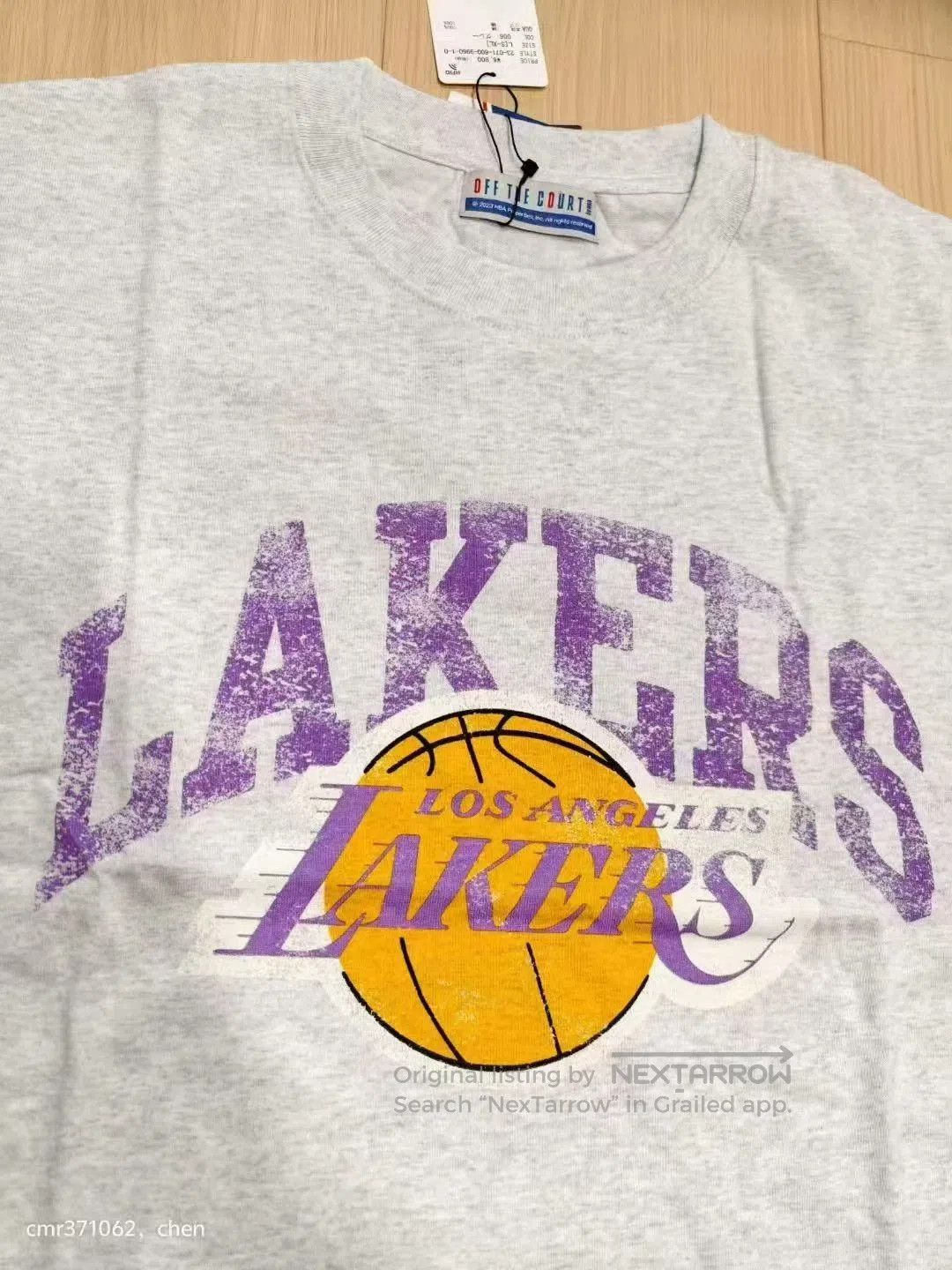 Mitchell & Ness Js x NBA Vintage Washed Tee. Size US M / EU 48-50 / 2 - 8 Thumbnail