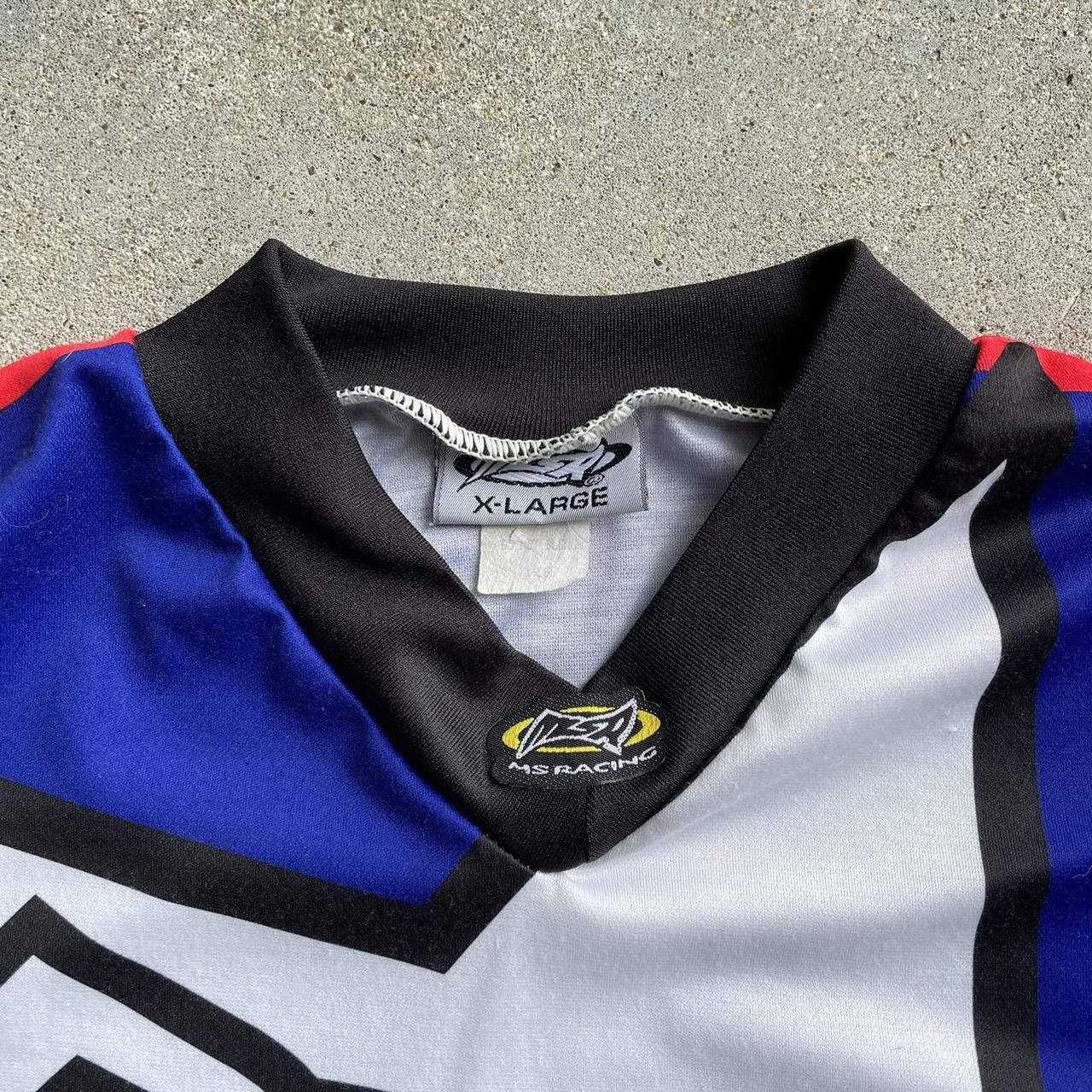 Japanese Brand × Vintage Crazy vintage punk 90s Racing tactical motocross rave jersey Size US XL / EU 56 / 4 - 4 Thumbnail