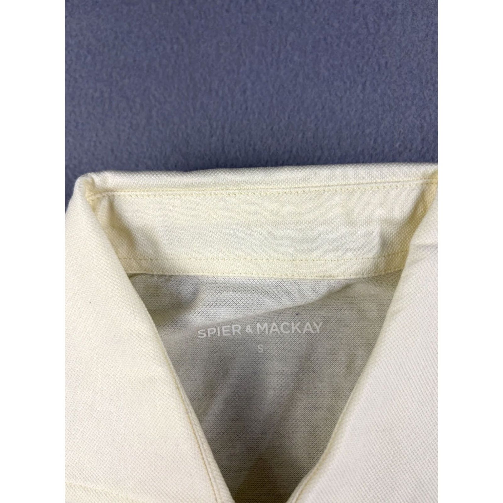 Vintage Spier Mackay Shirt Men S Solid Long Sleeve Button Up Cotton Ivory Classic Size US S / EU 44-46 / 1 - 4 Thumbnail