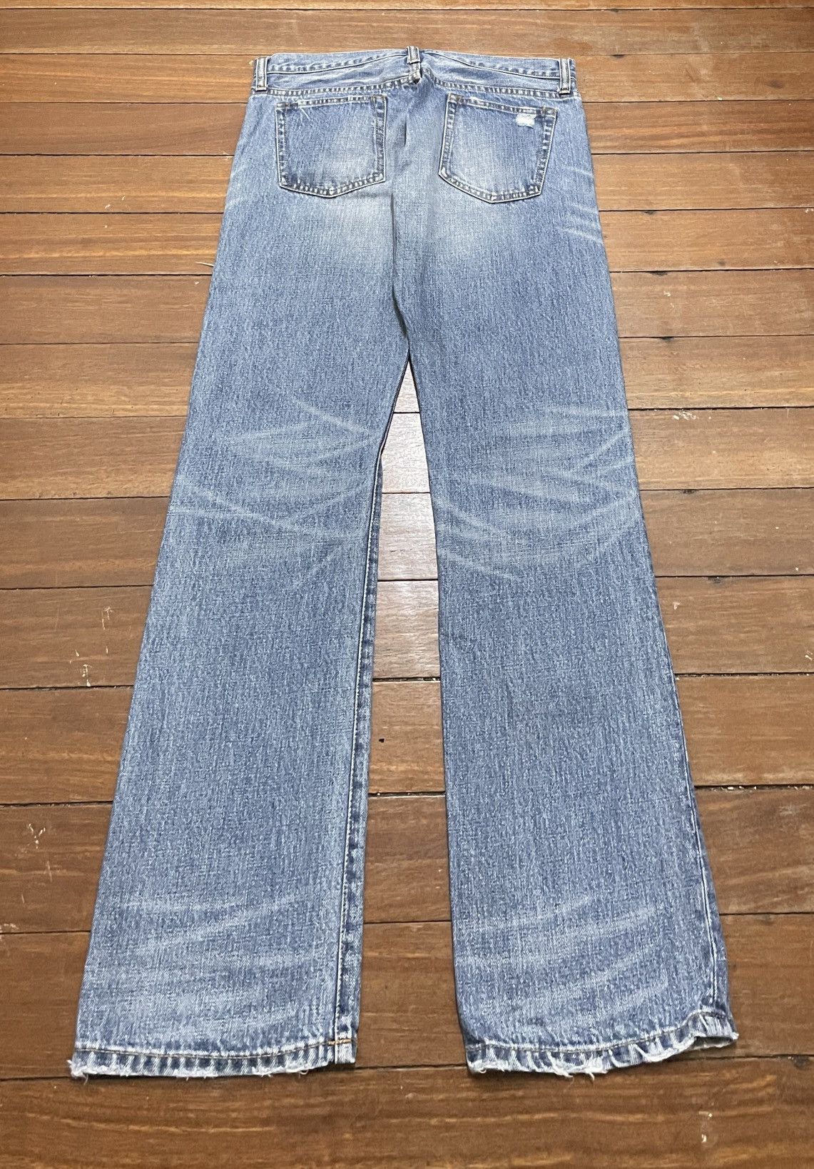 Japanese Brand Rare Design Vintage Brand As Know As Patchwork Jeans 2000s Size US 33 - 2 Thumbnail