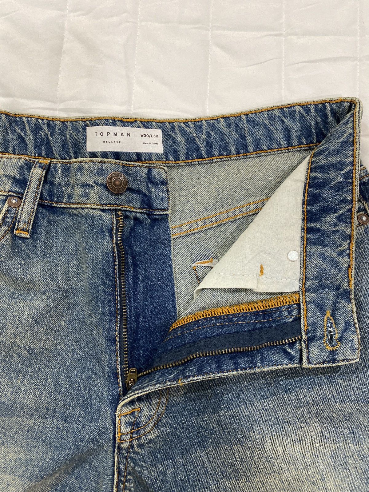 Topman NWT:Mens Relaxed Fit Topman Jeans size 30/30 Size US 30 / EU 46 - 3 Thumbnail